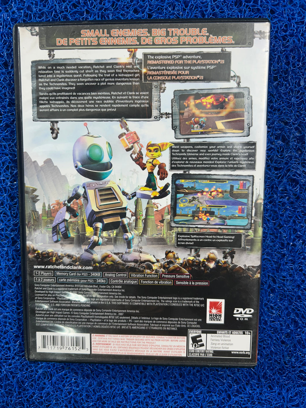 PS2# Ratchet clank size matters (A)