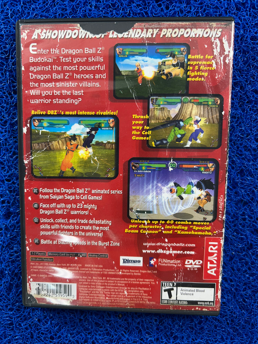 PS2 Dragon ball z budokai (A)