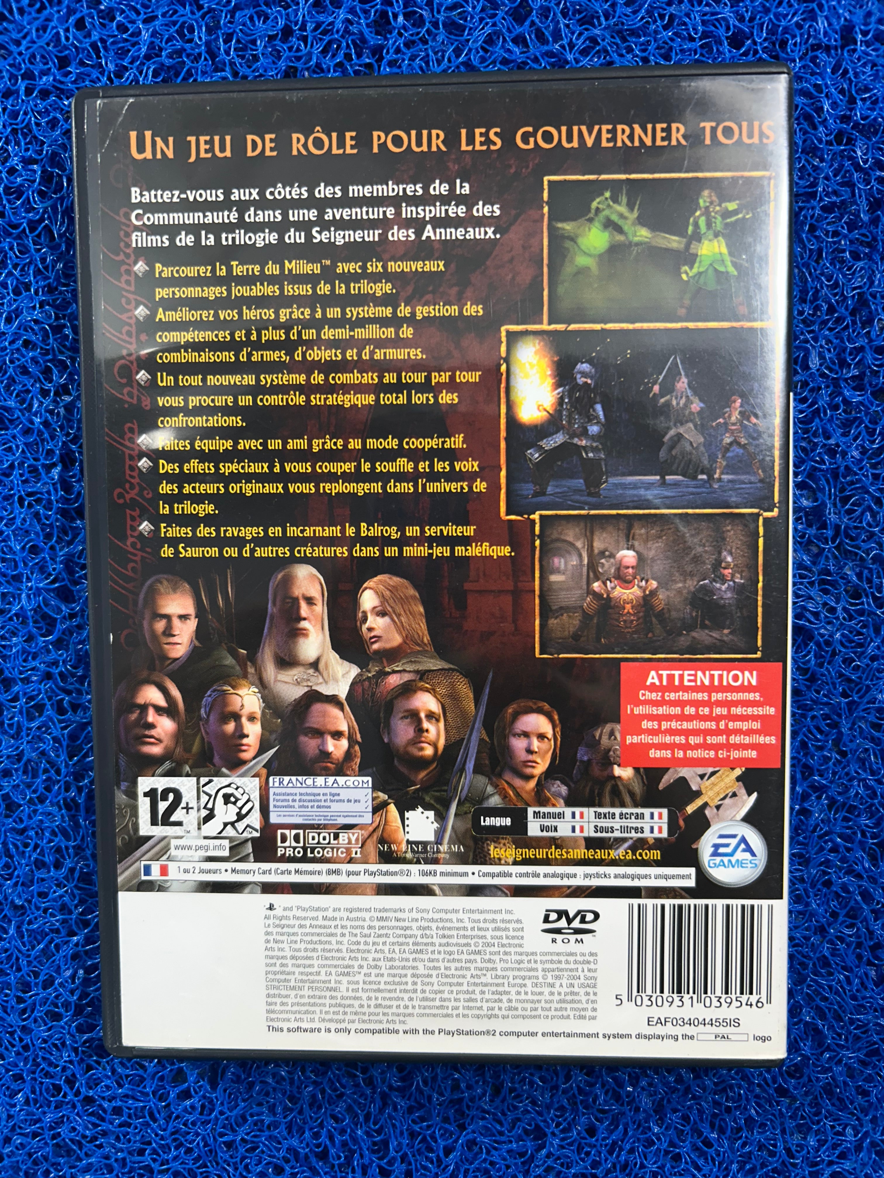 PS2# The lord of the rings the third age (E)