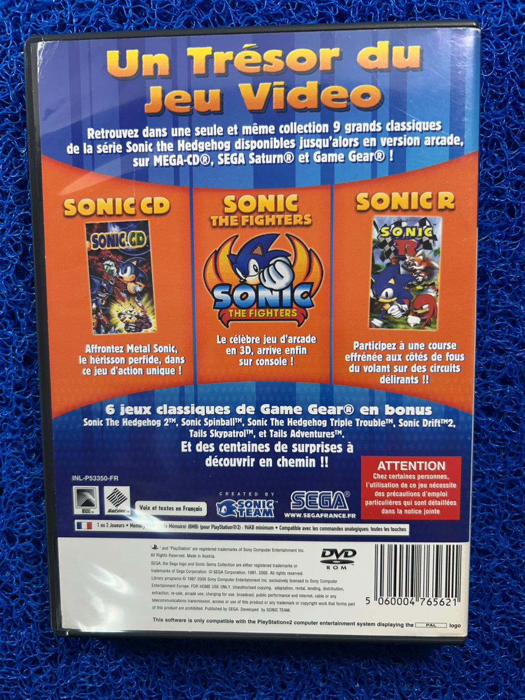 PS2 Sonic gems collection (E)