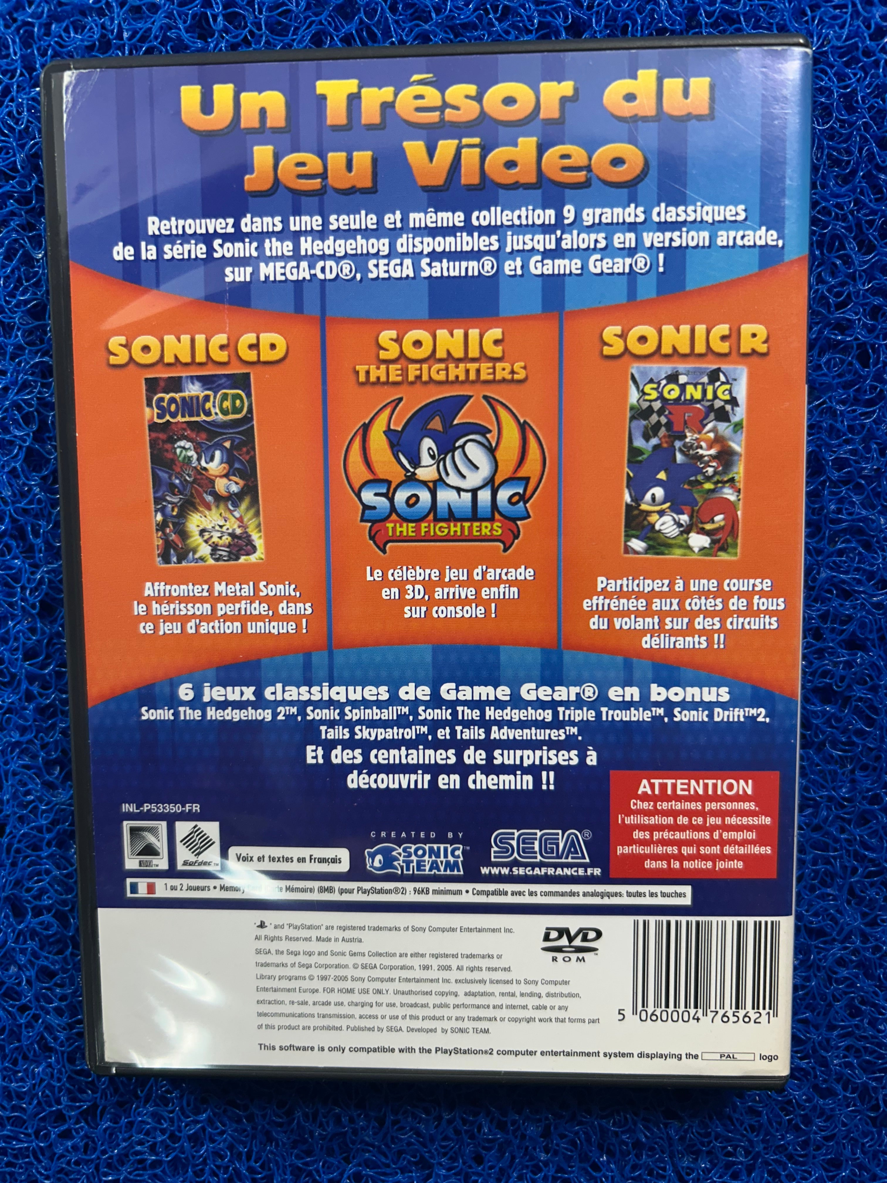 PS2 Sonic gems collection (E)