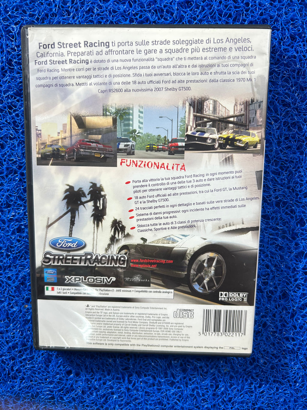 PS2 Ford street racing (E)