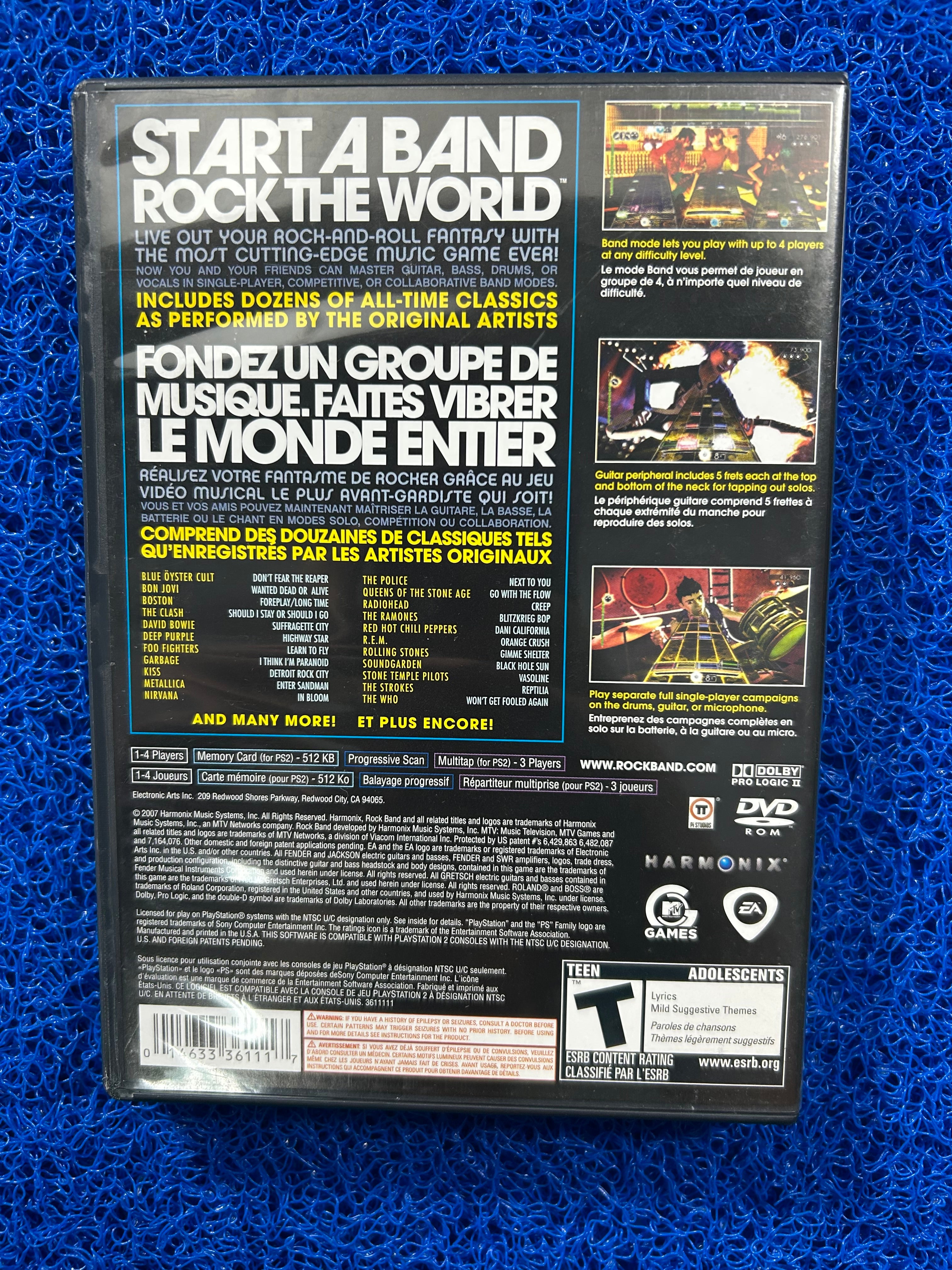 PS2 Rockband (A)