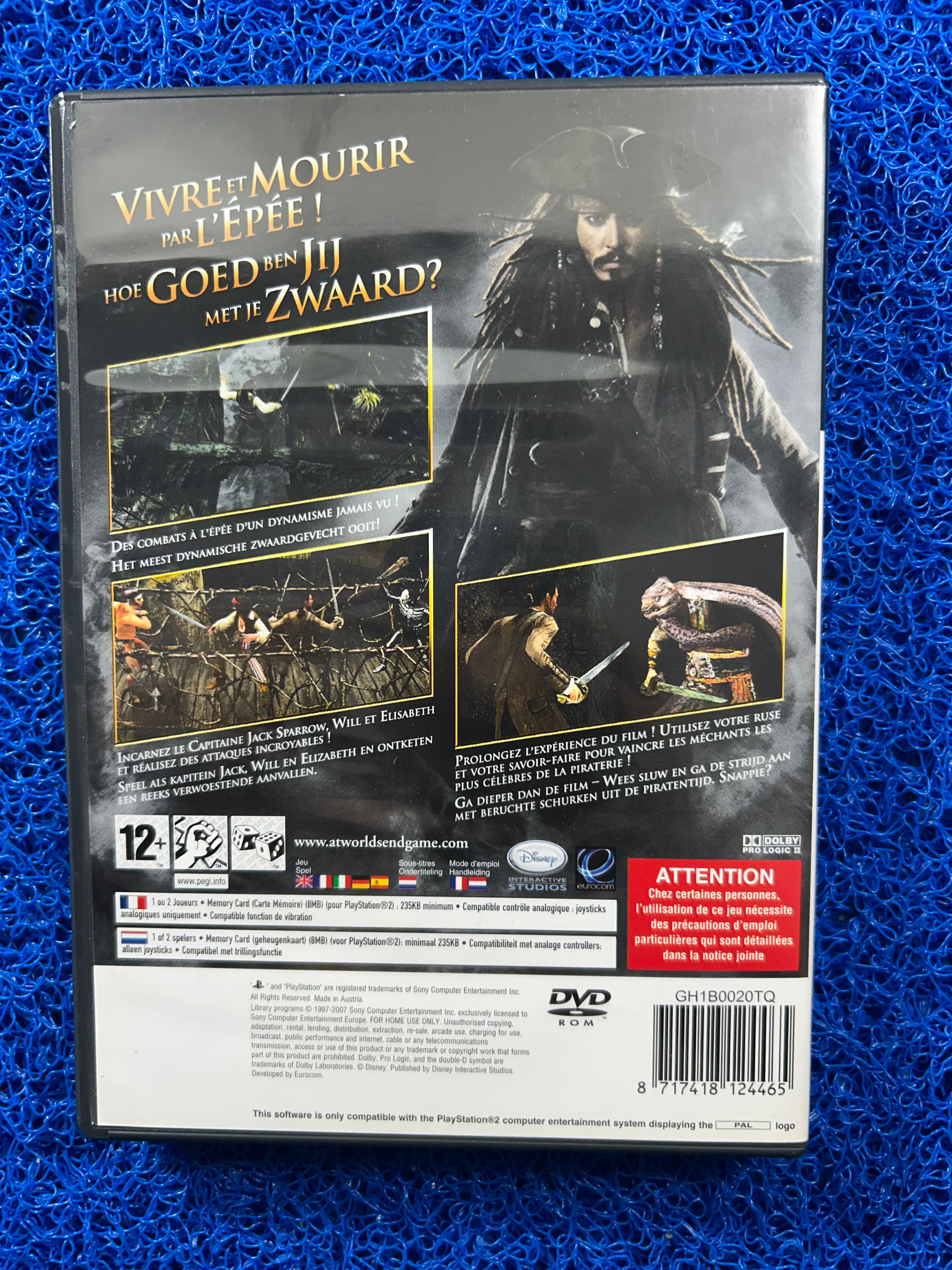 PS2 Pirates of caribbean at worlds end (E)