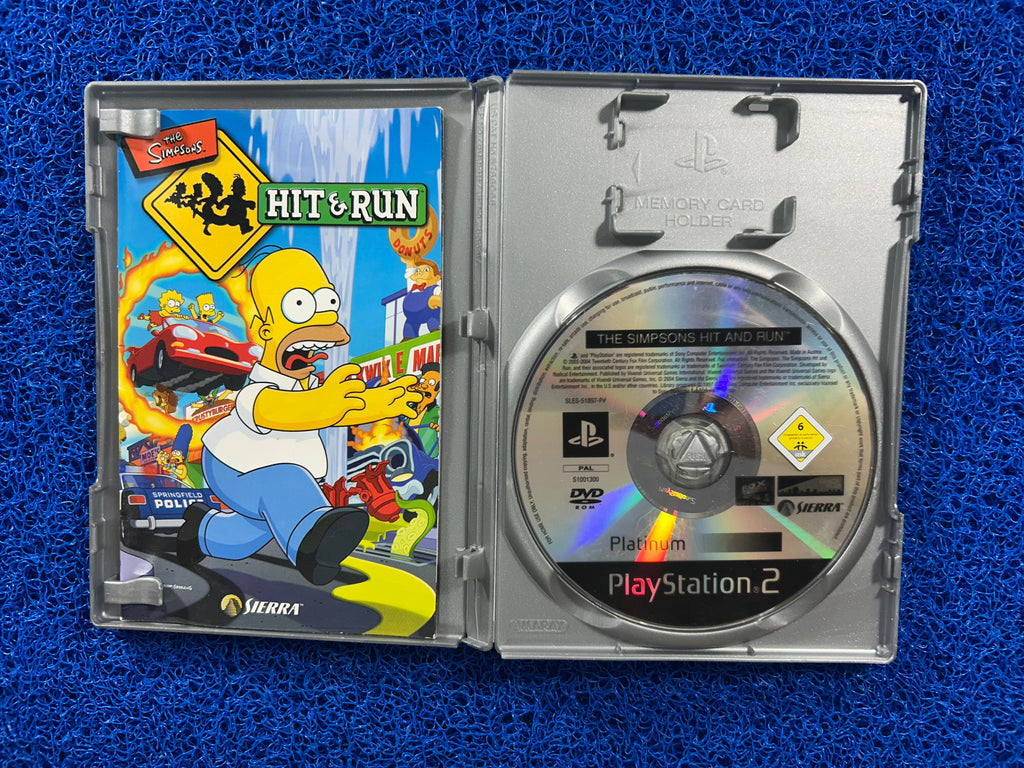 PS2 Simpsons hit and run (E)