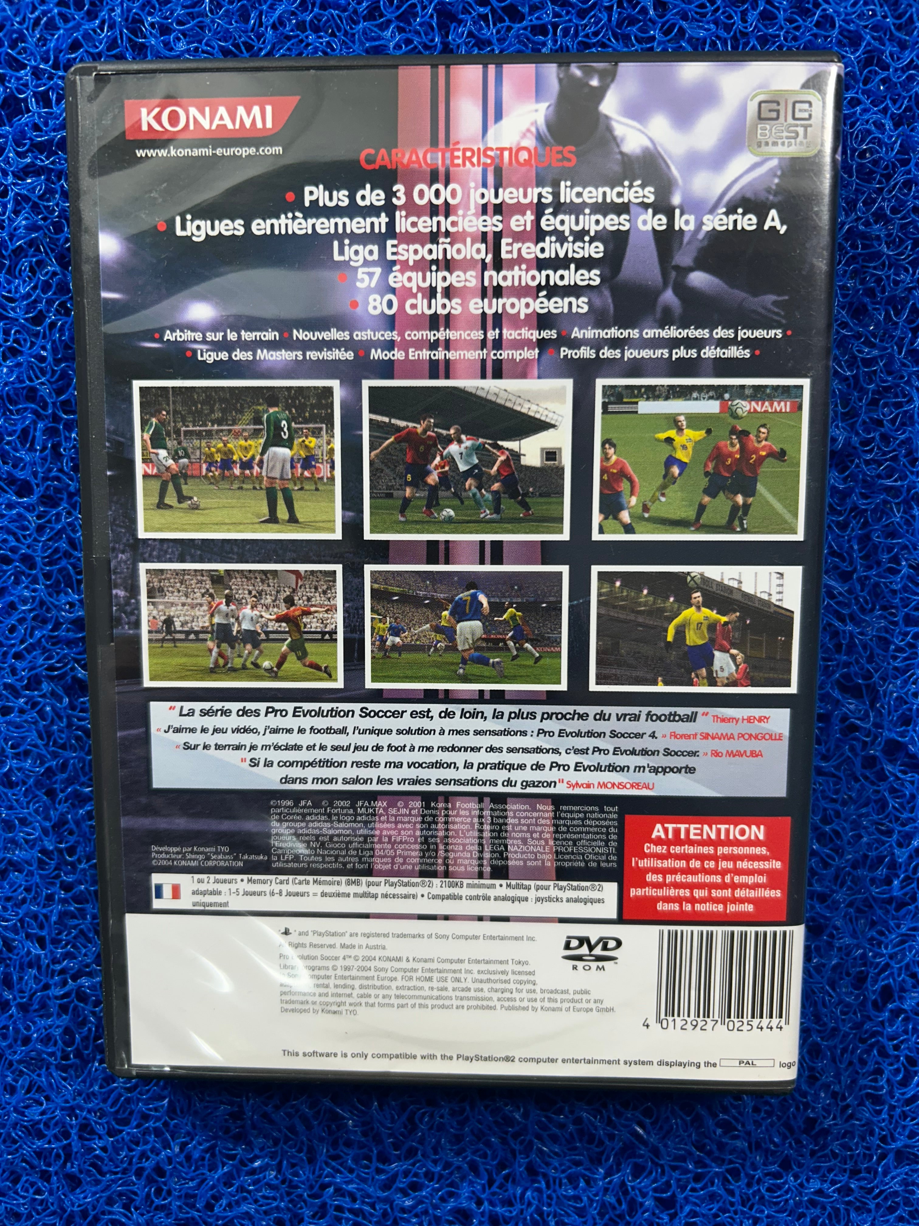 PS2 PES 4 (E)