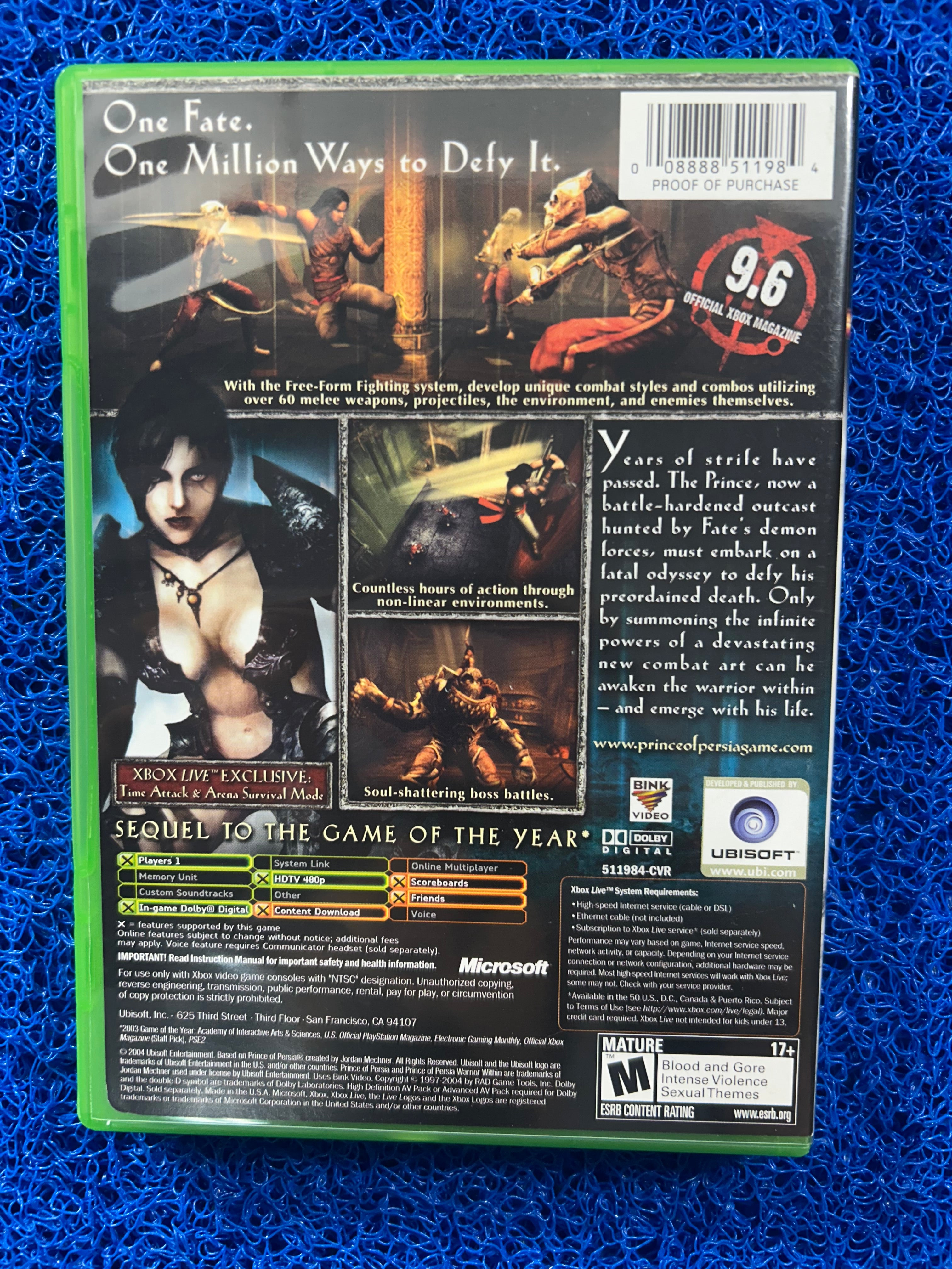 XBOX Prince of persia warrior within (A)