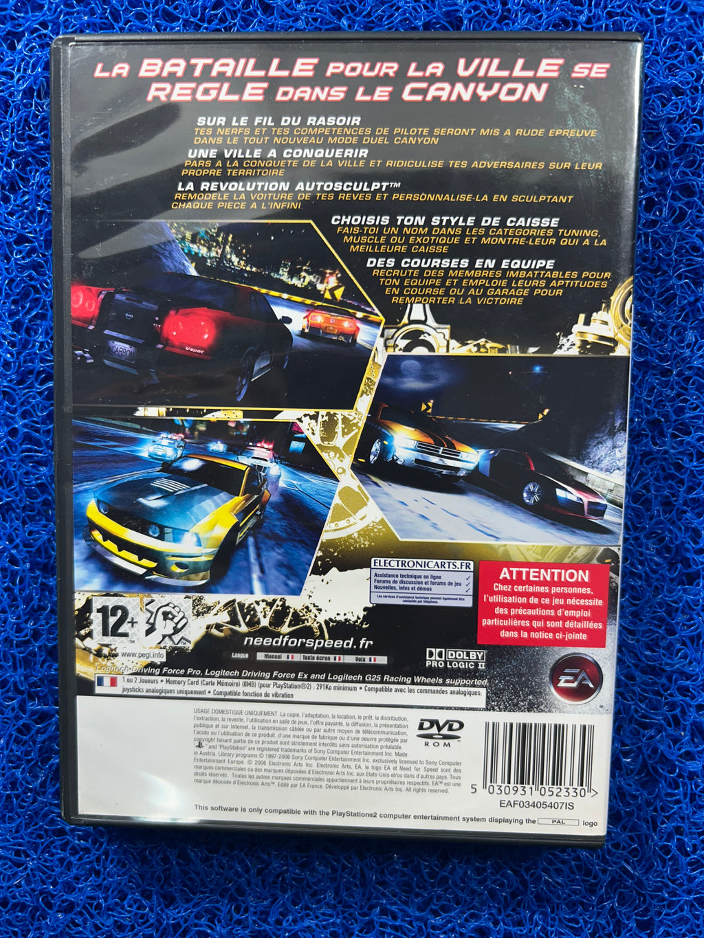 PS2 Need for speed carbon (E)