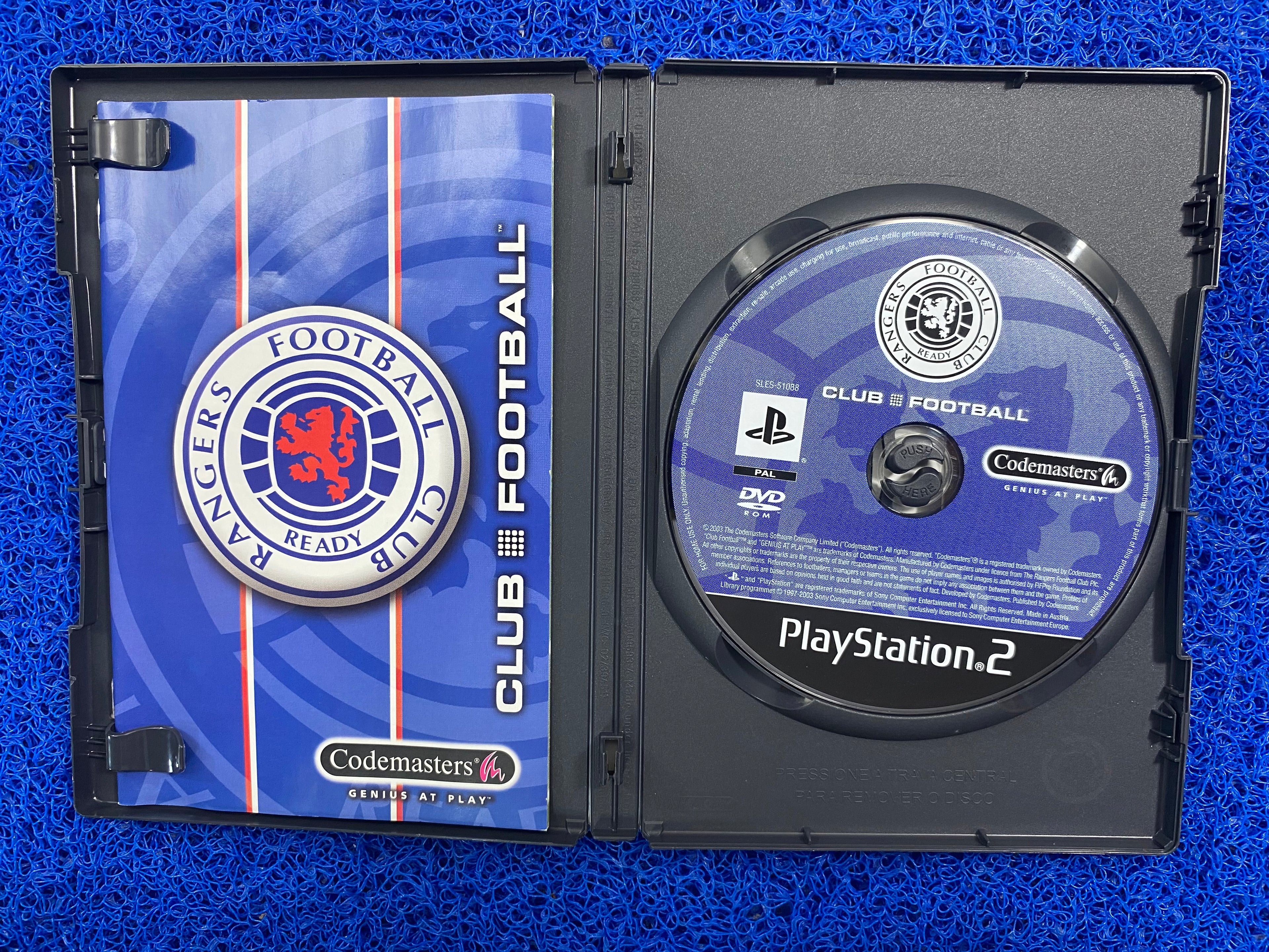PS2# Rangers club football (E)