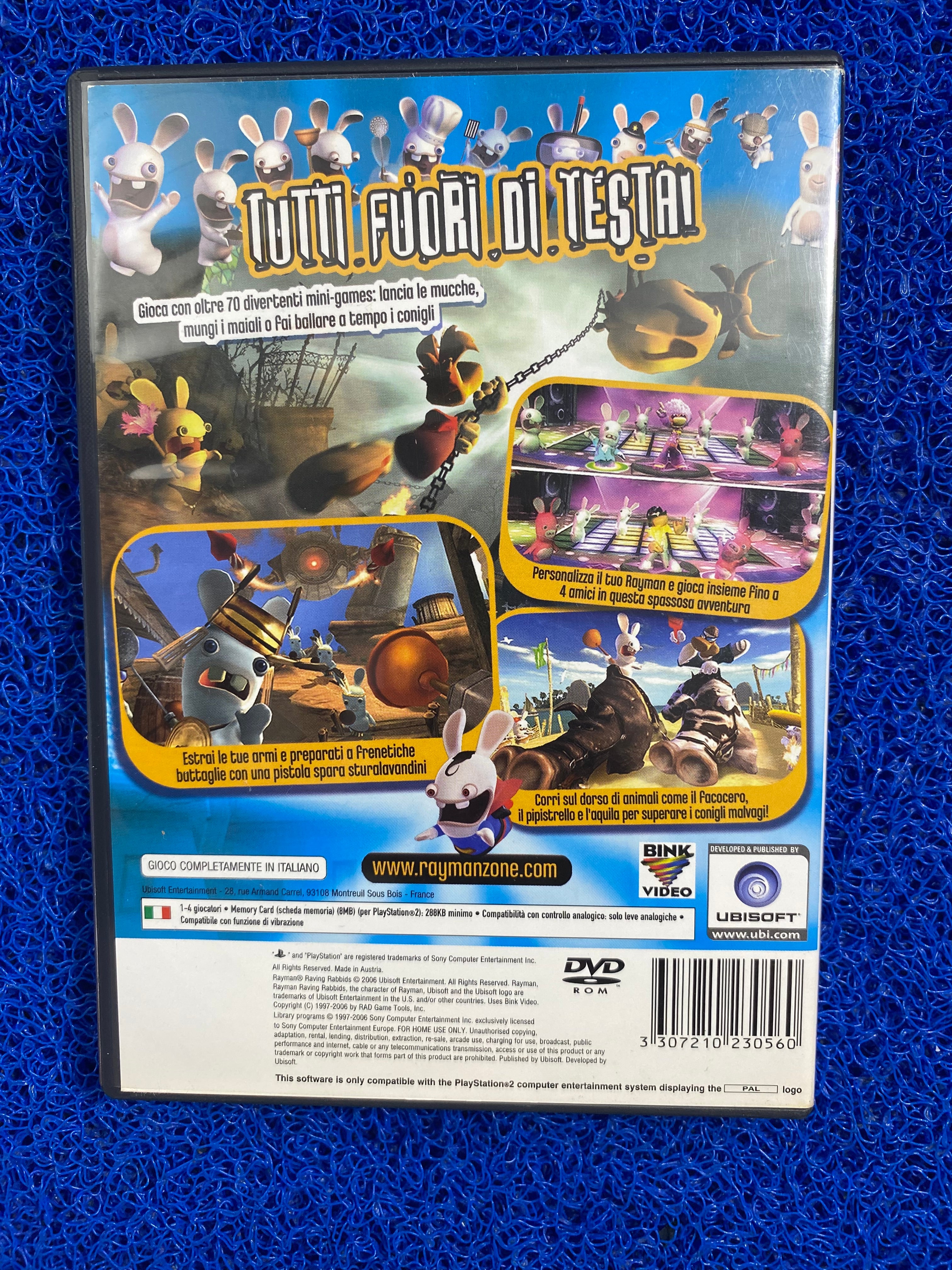PS2# Rayman raving rabbits (E)