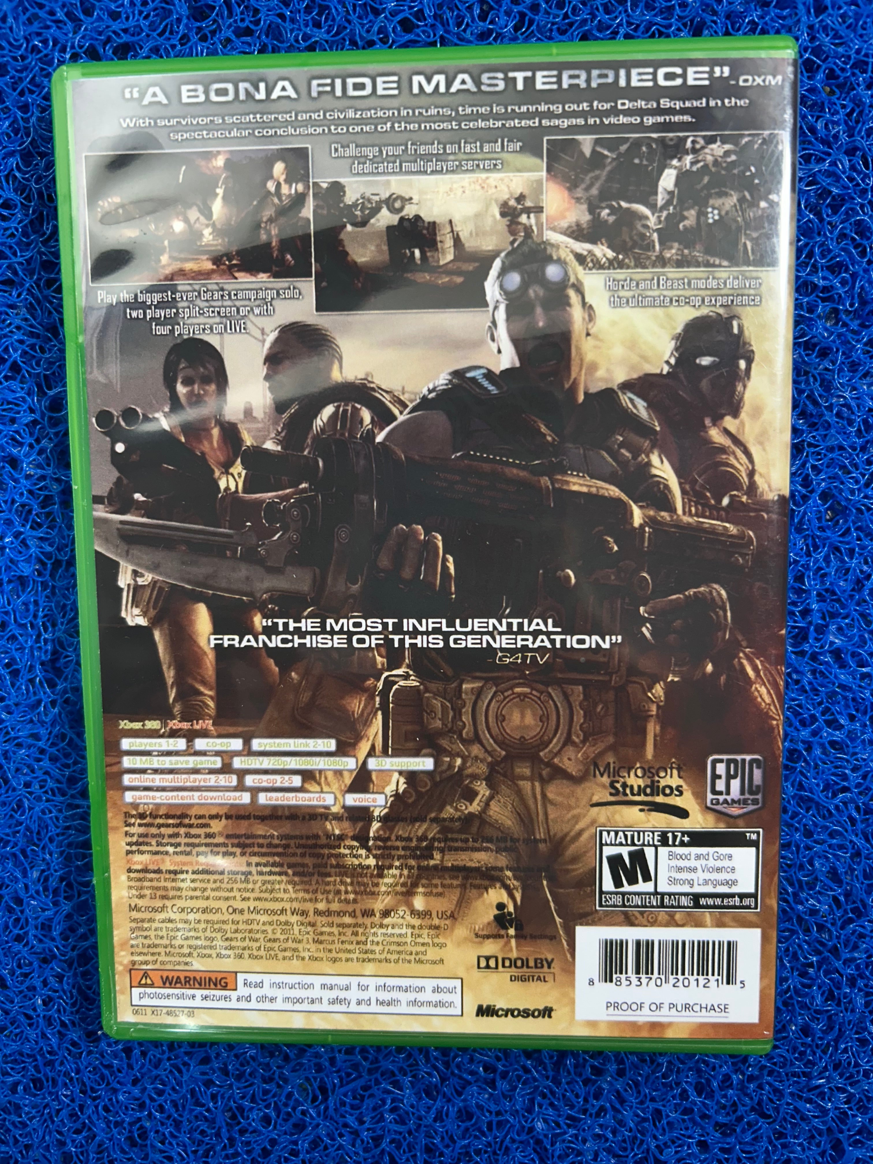 X360# Gears of war 3 (A)