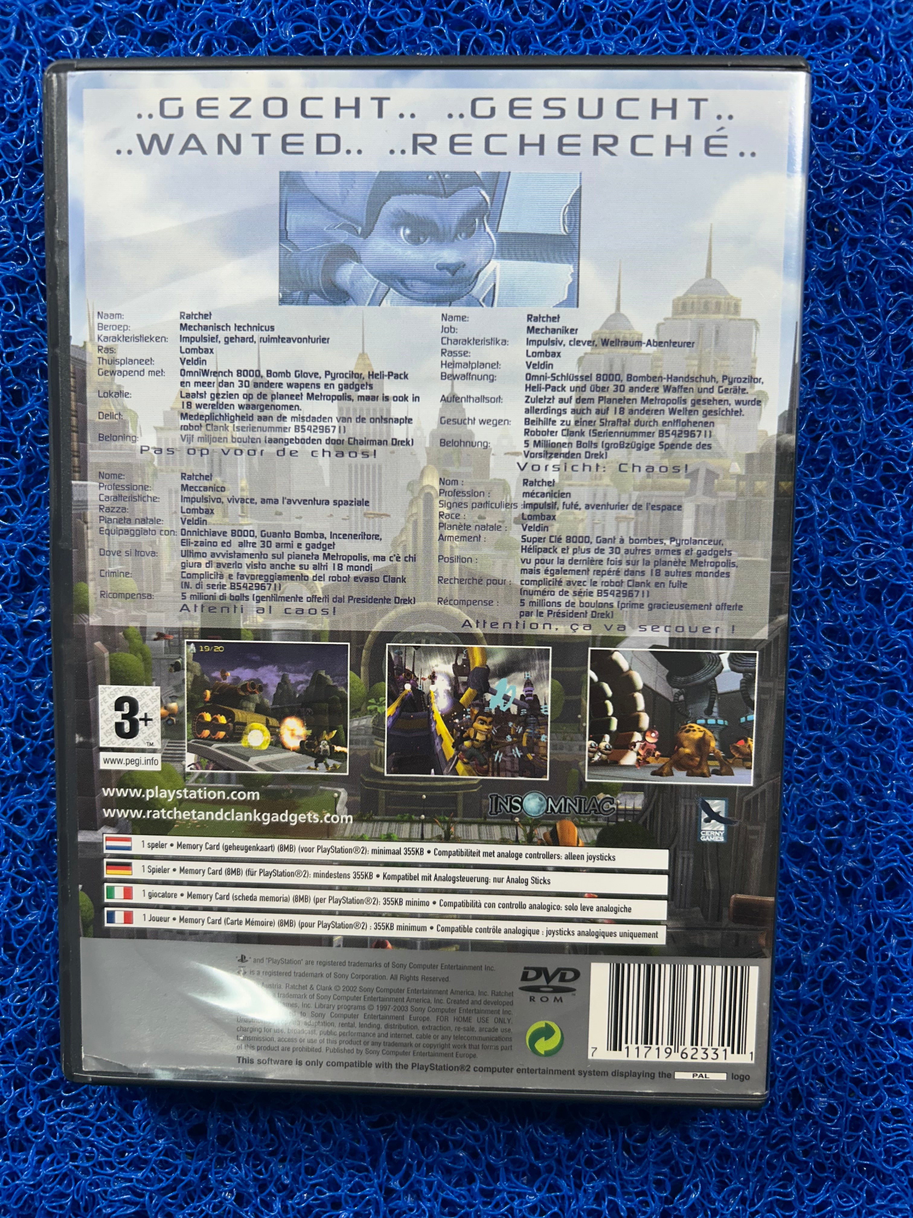 PS2 Ratchet clank (E)