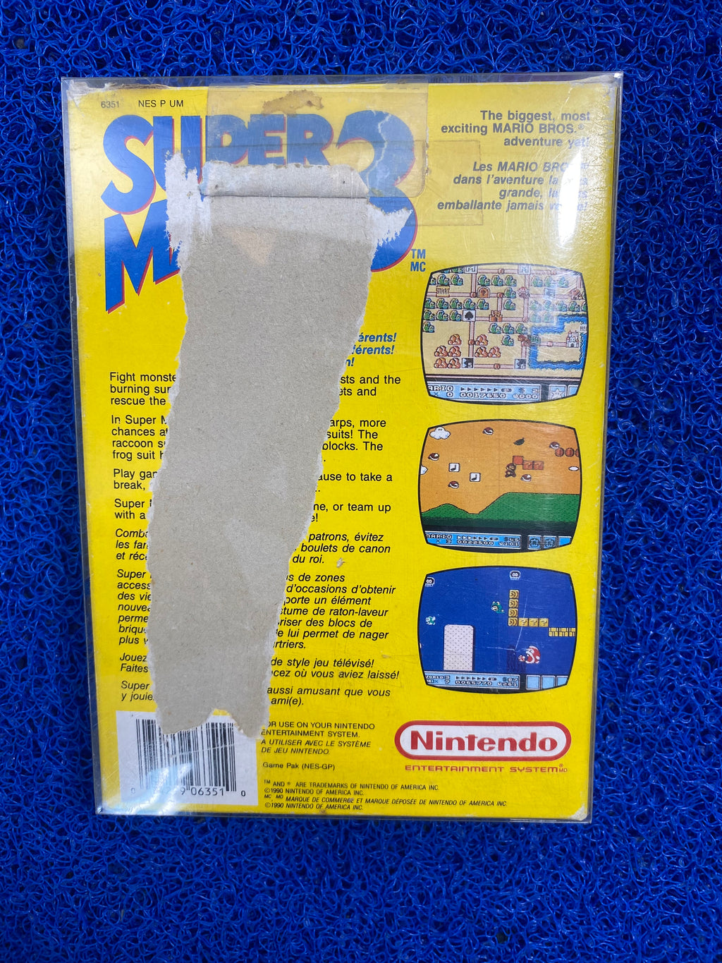 NES# Box Super Mário bros 3 (A)
