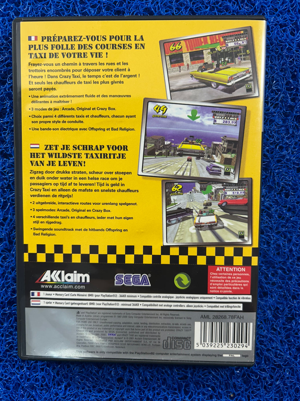 PS2 Crazy taxi (E)