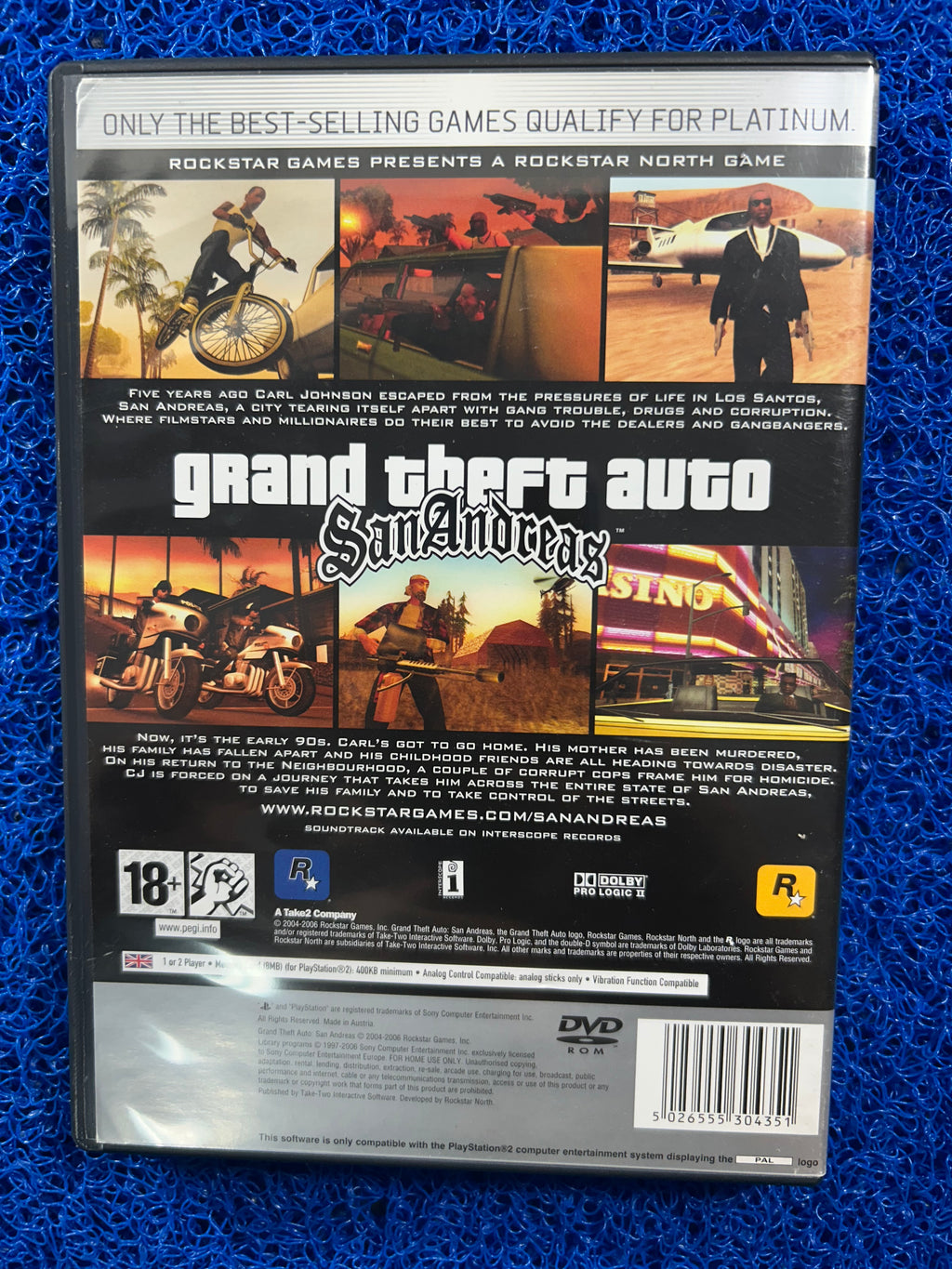 PS2 GTA San andreas (E)