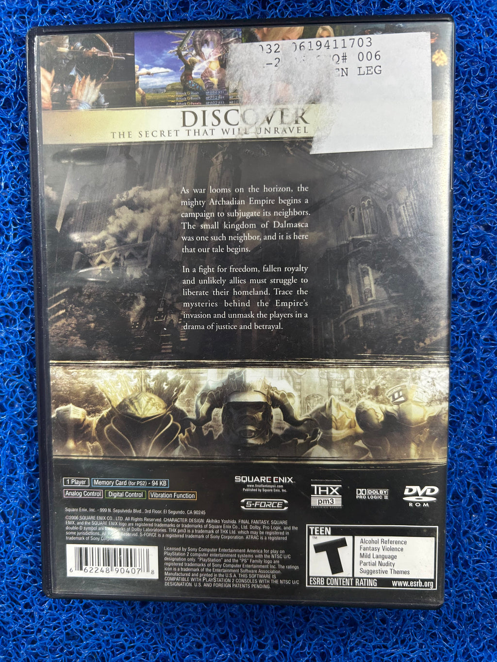 PS2# Final fantasy XII (A)