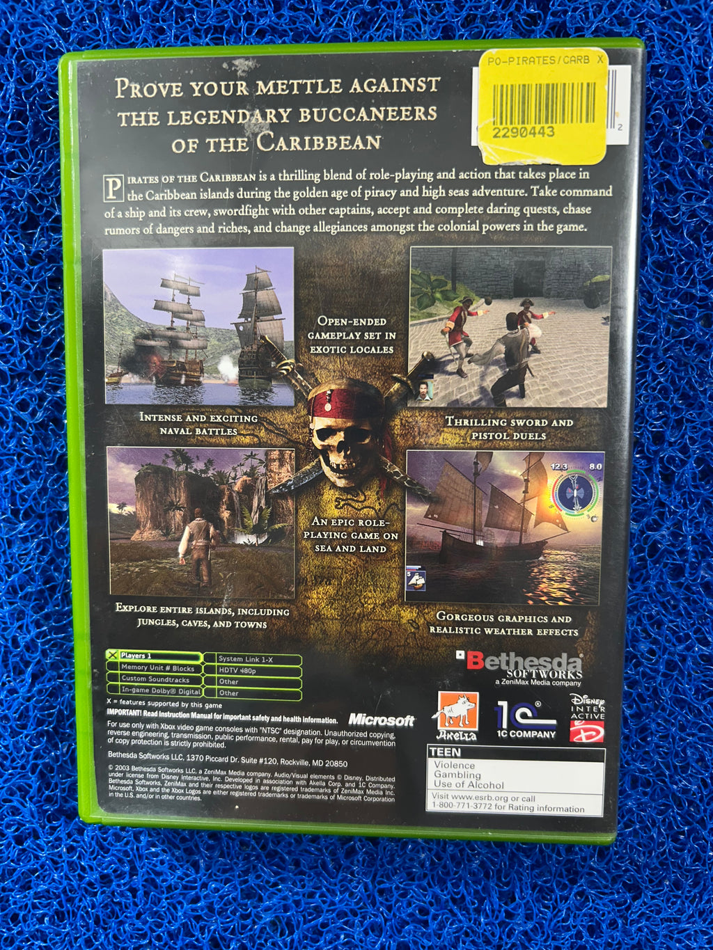 XBOX# Pirates of caribbean (A)
