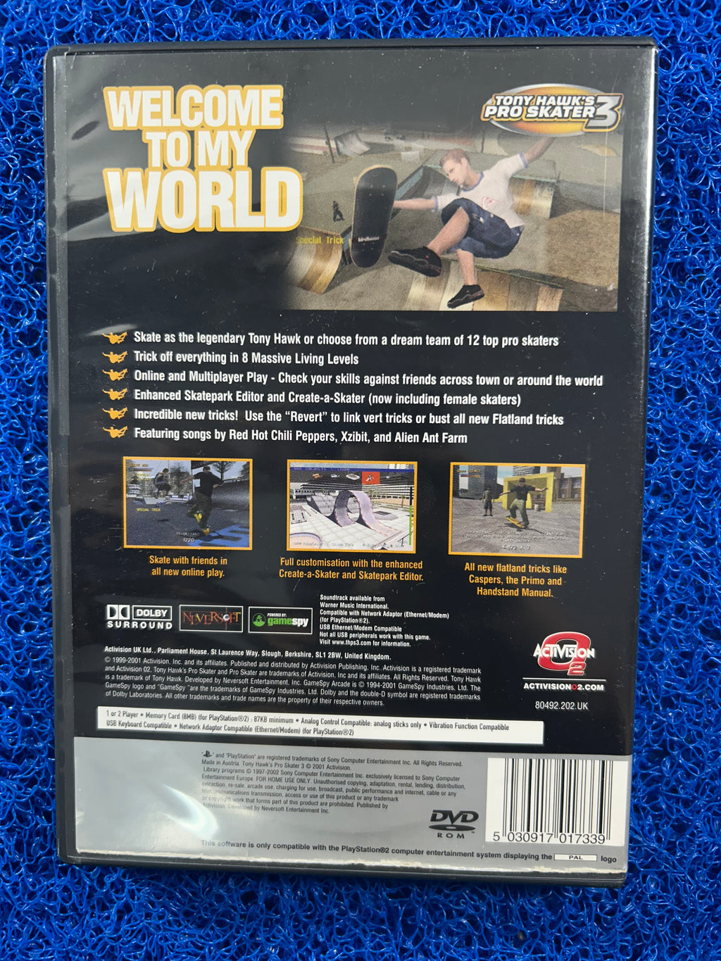 PS2 Tony hawk 3 (E)