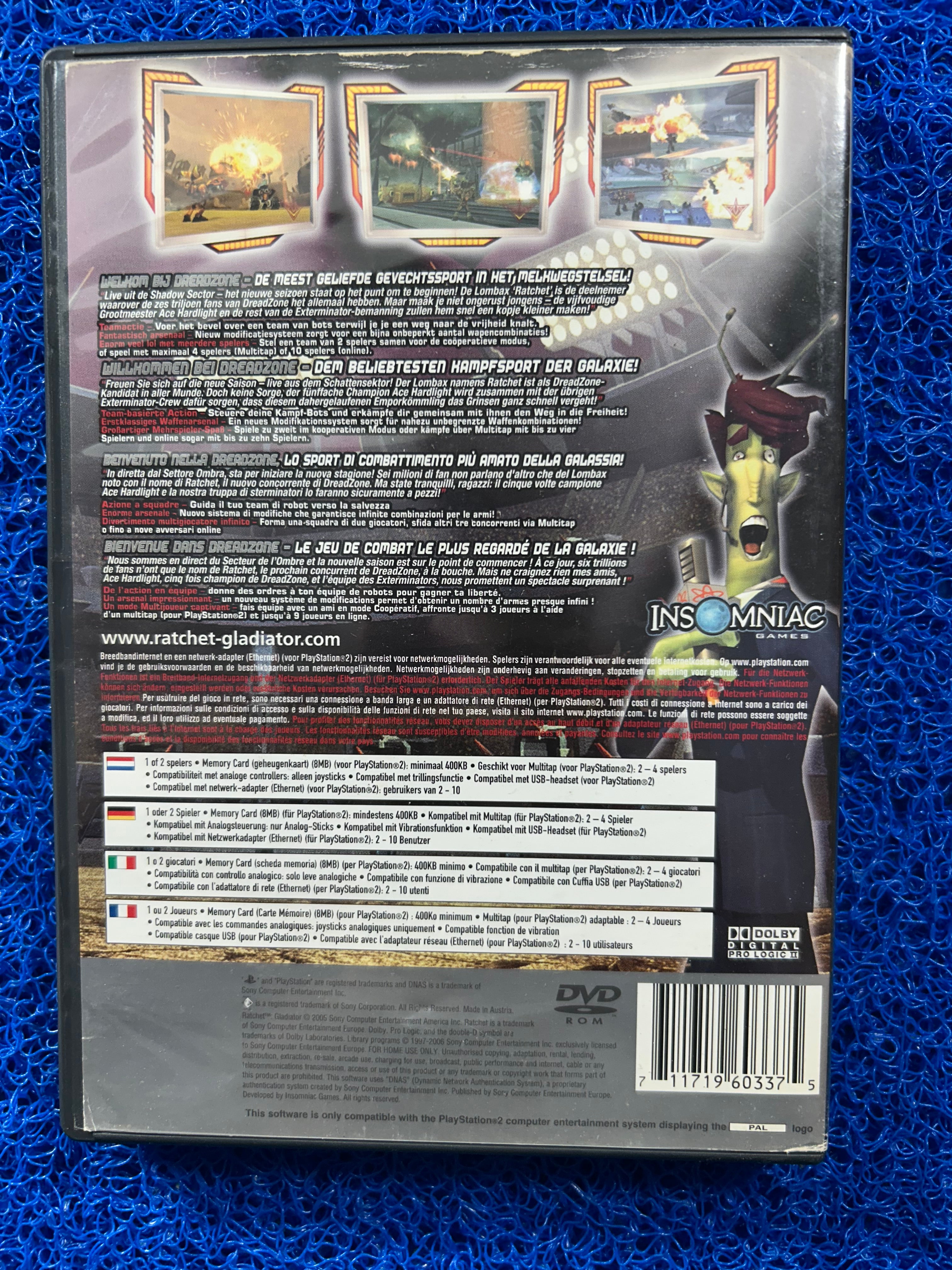 PS2 Ratchet clank deadlocked (E)