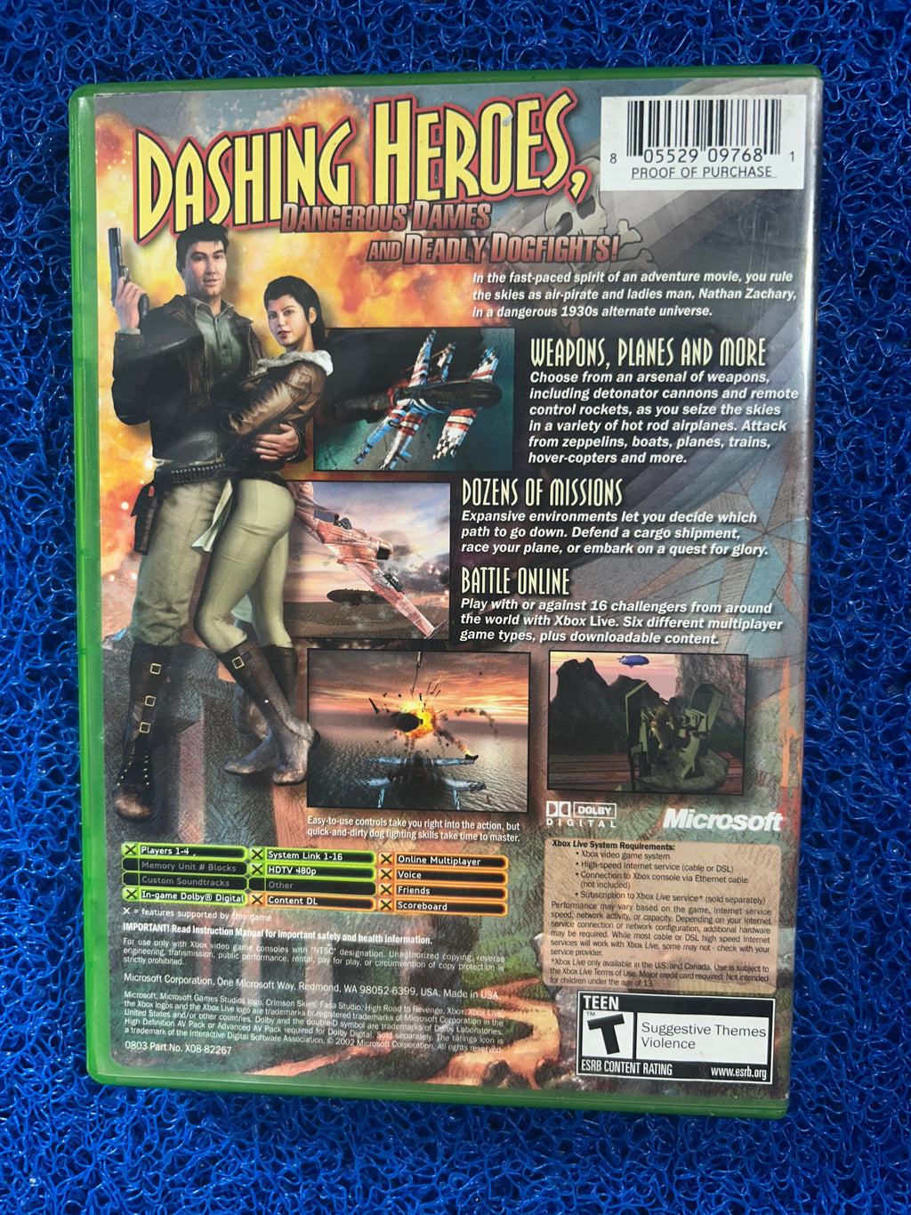 XBOX# Crimson skies (A)