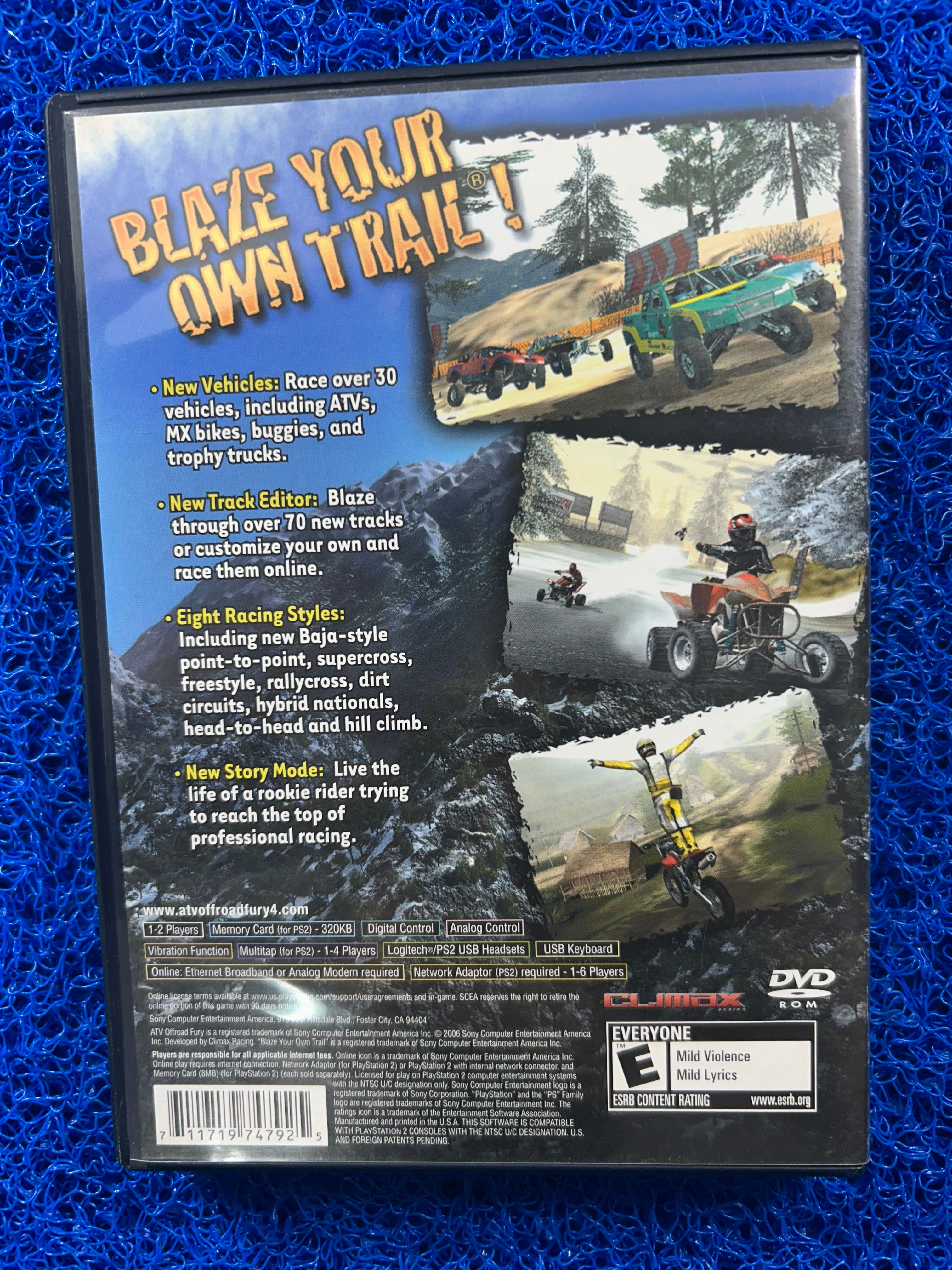 PS2 ATV Offroad fury 4 (A)
