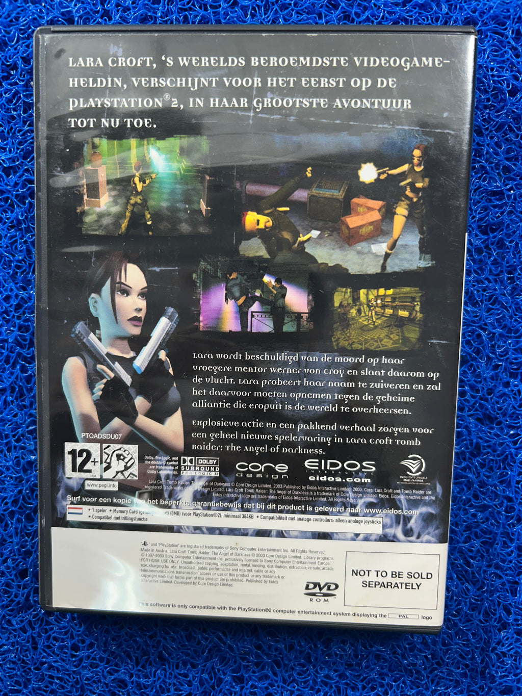 PS2 Tomb raider the angel of dark (E)