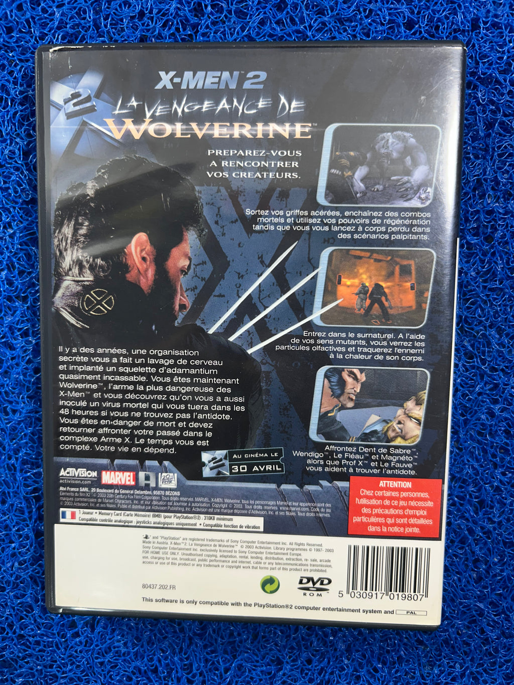 PS2# X-Men 2 Wolverine (E)