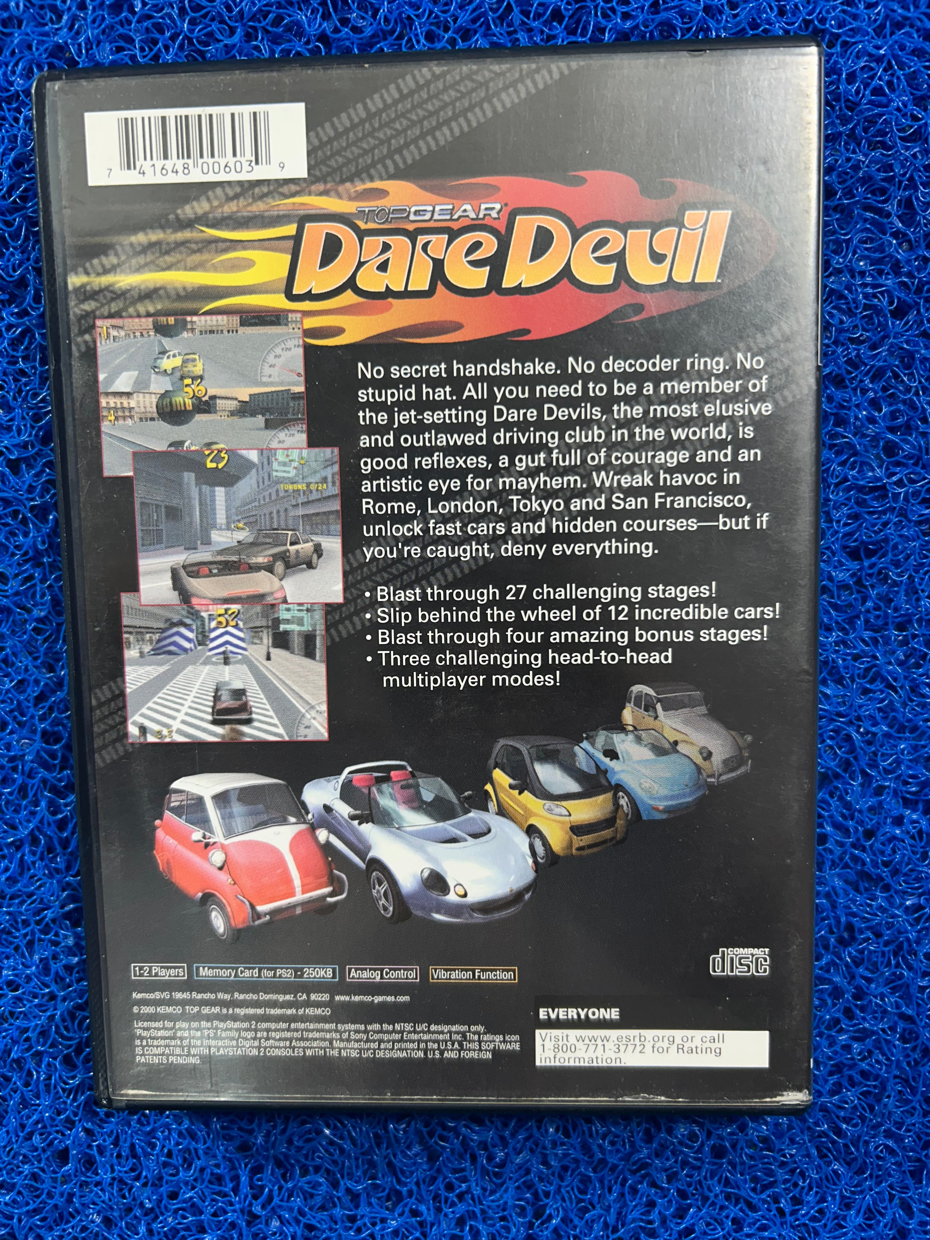 PS2 Top gear dare devil (A)