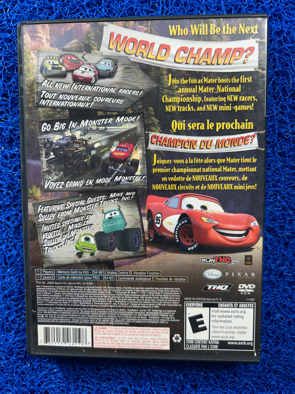 PS2 Cars mater national (A)