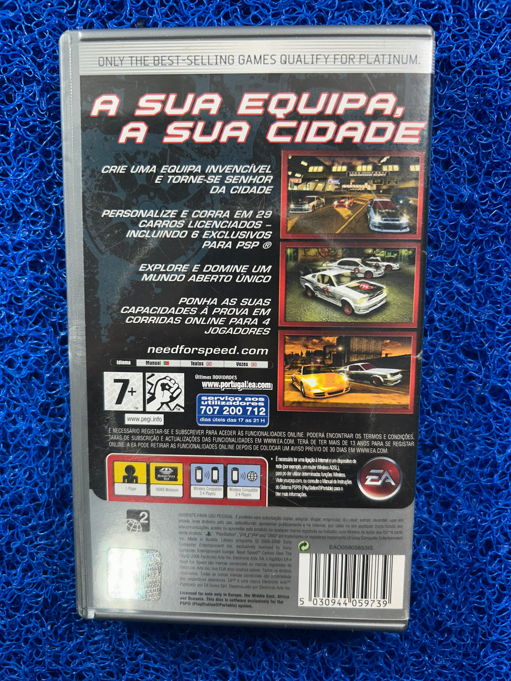 PSP Need for speed carbon own the city (E)