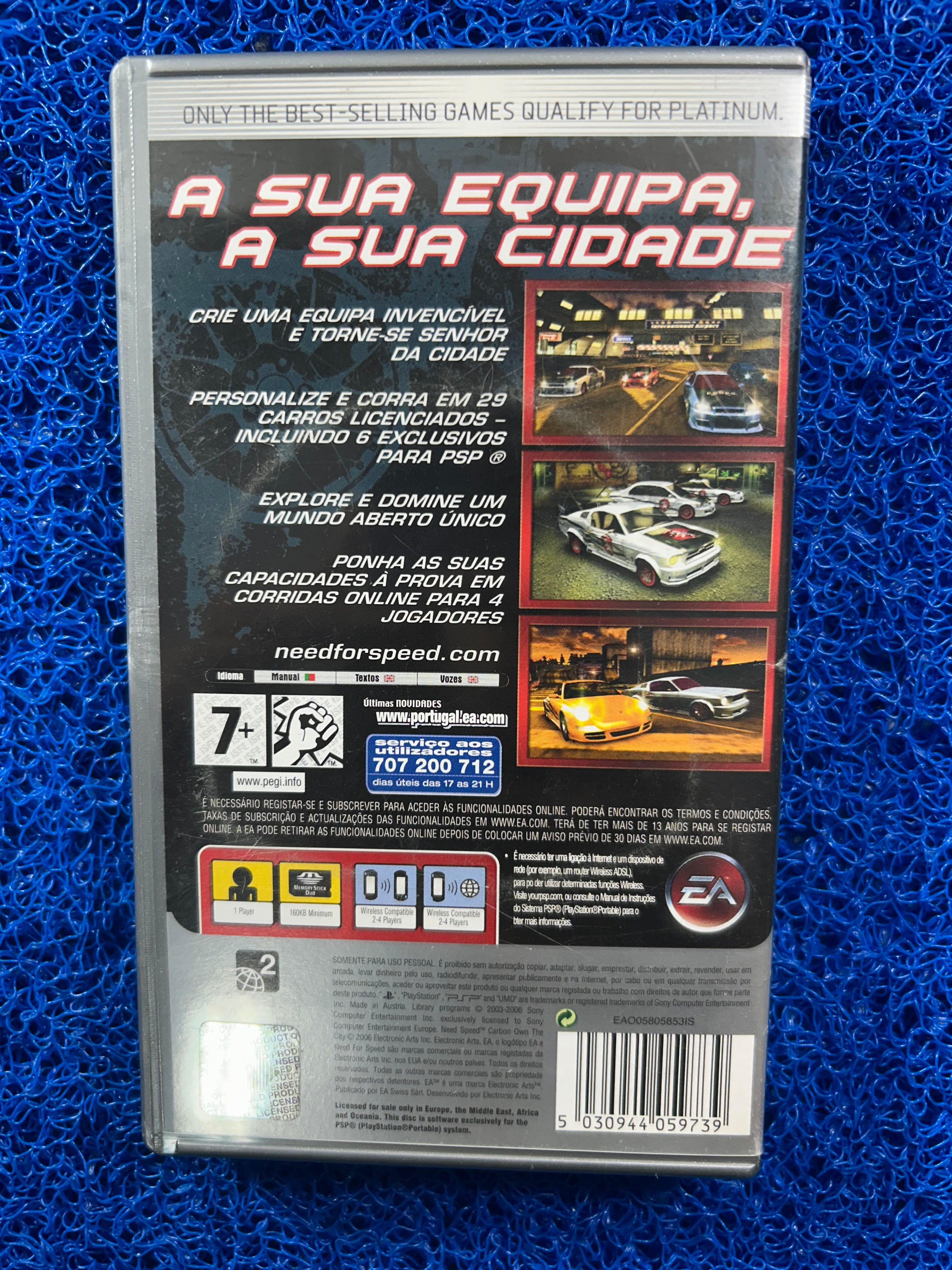 PSP Need for speed carbon own the city (E)