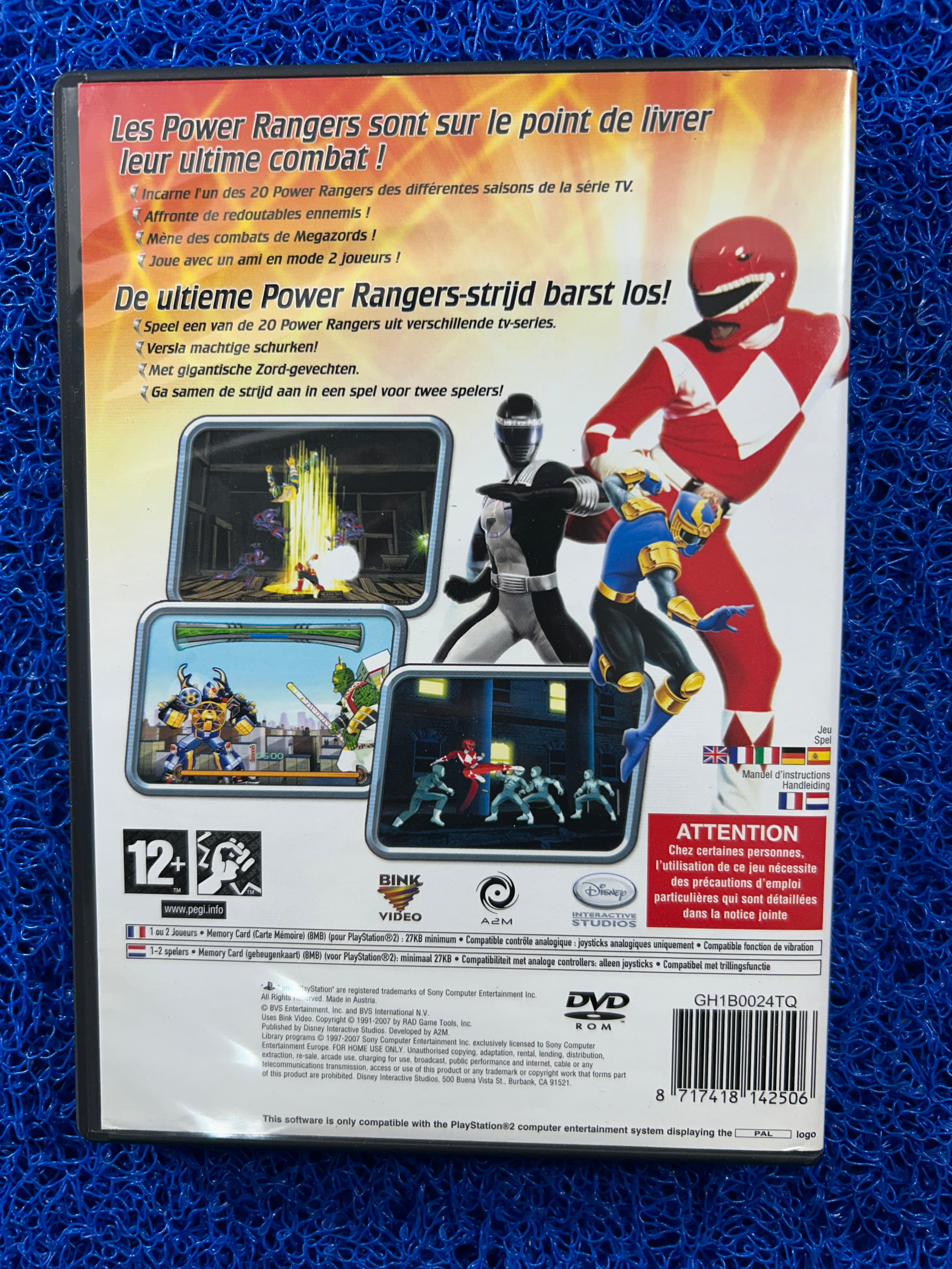 PS2 Power rangers (E)