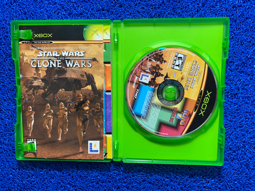 XBOX Star wars the clone wars+tetris (A)