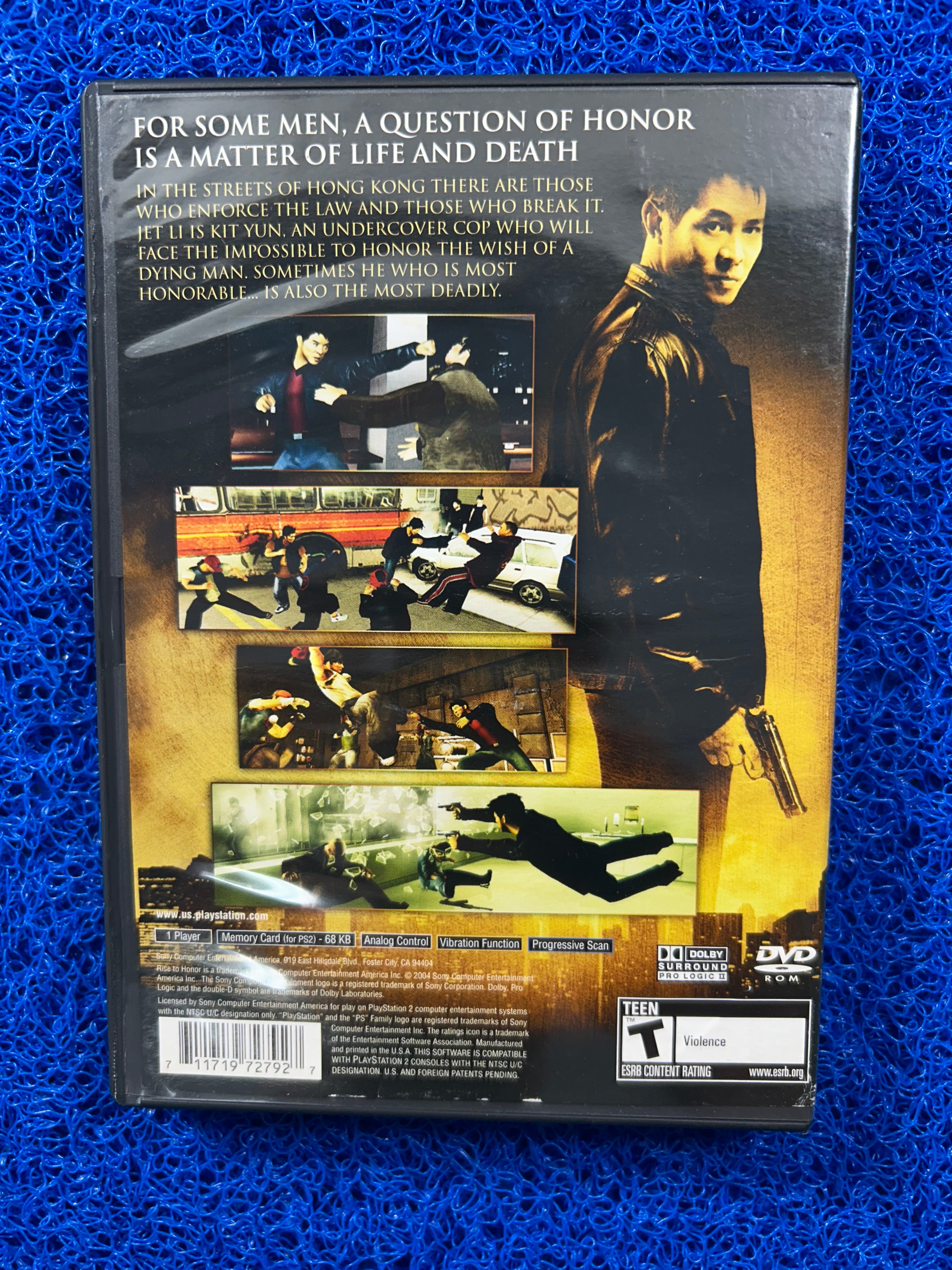 PS2 Rise to honor (A)