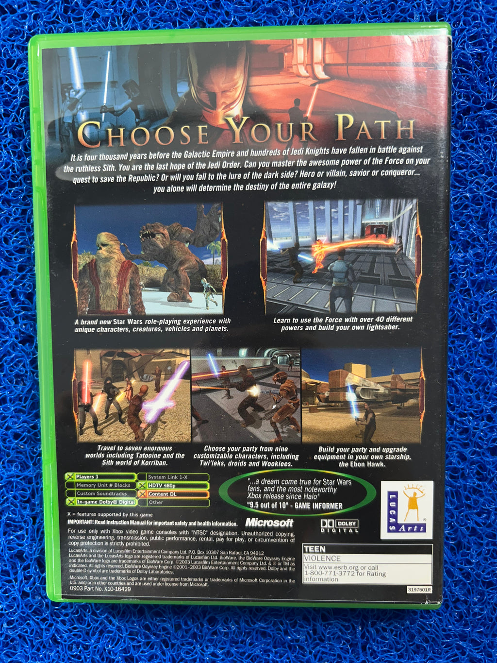XBOX Star wars knights old republic (A)