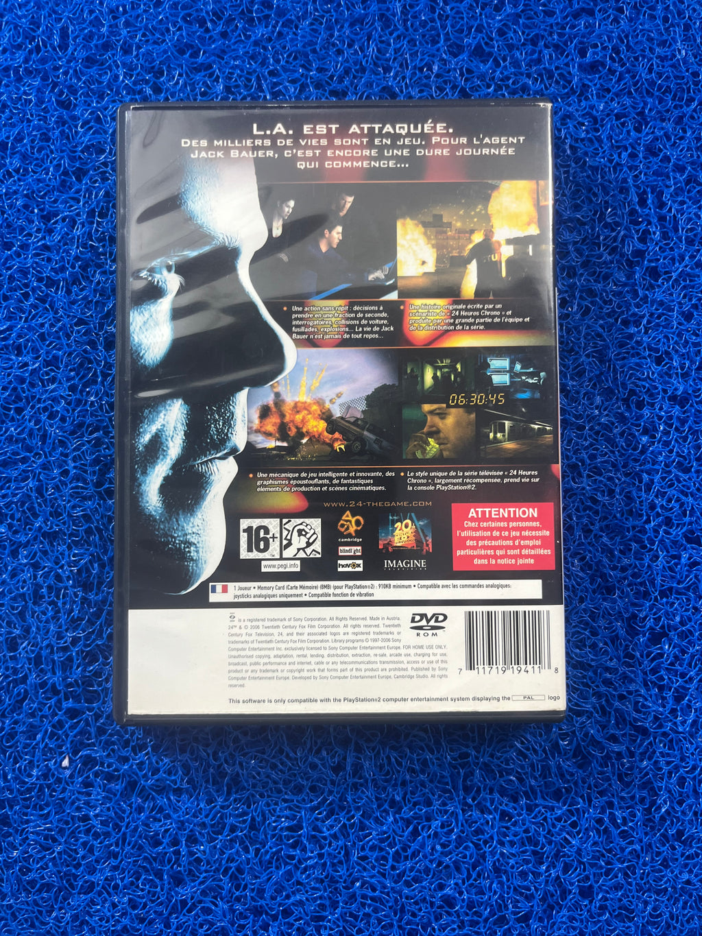 PS2 24 Heures Chrome Le Jeu (E)
