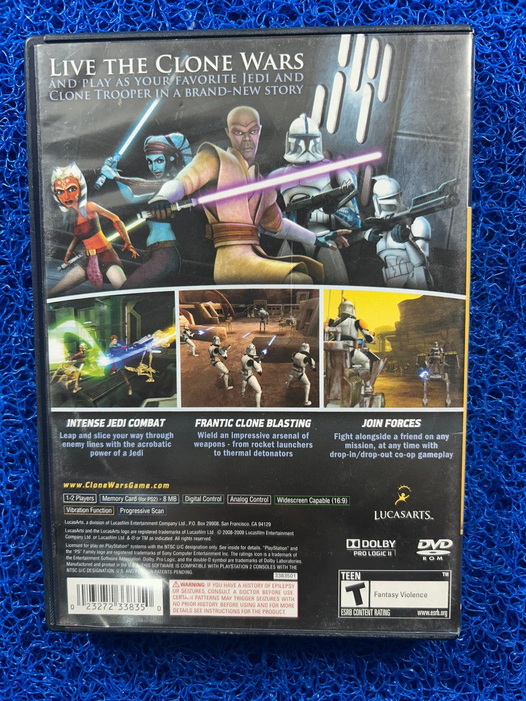 PS2 Star wars the clone wars republic heroes (A)