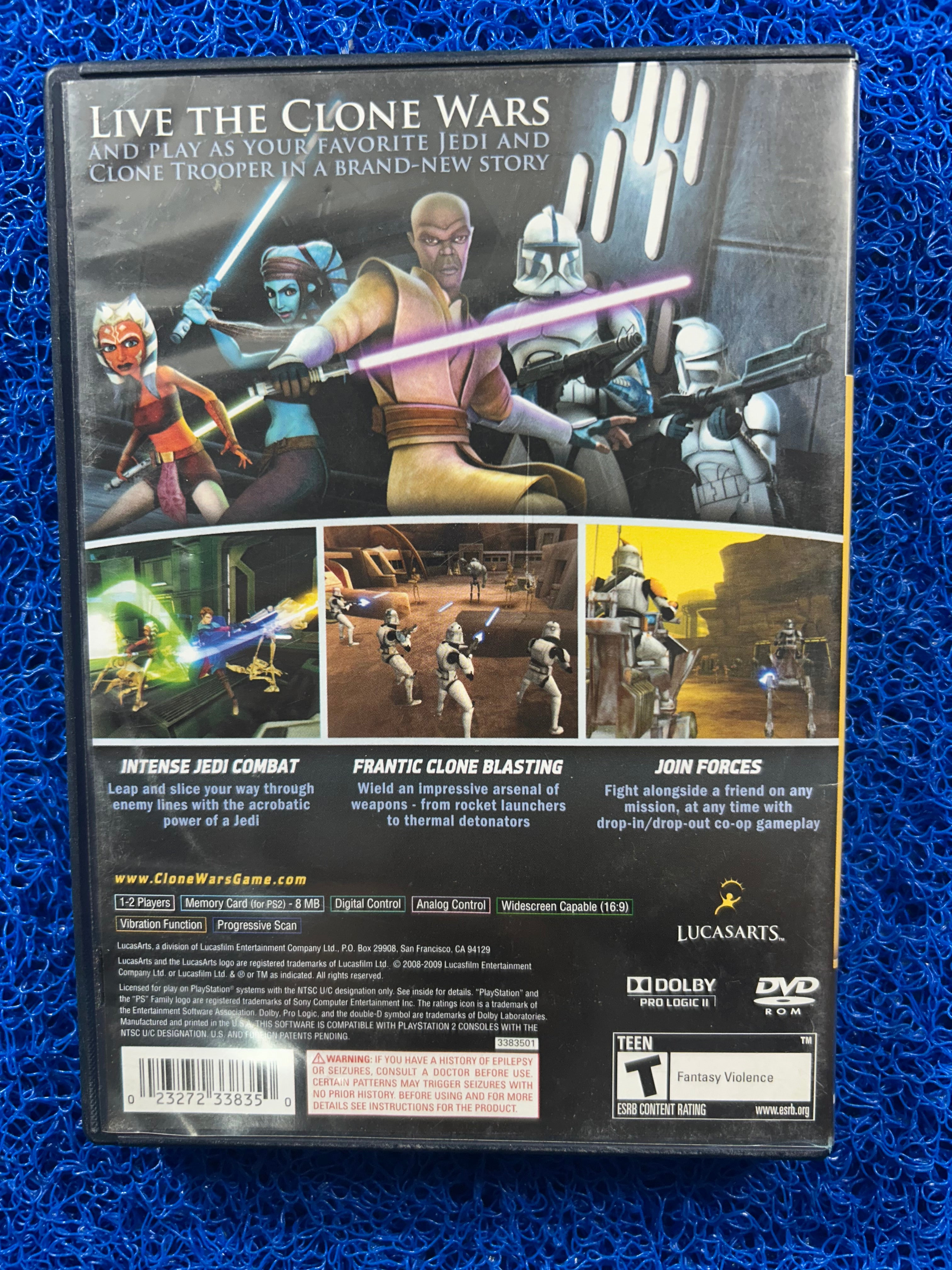 PS2 Star wars the clone wars republic heroes (A)
