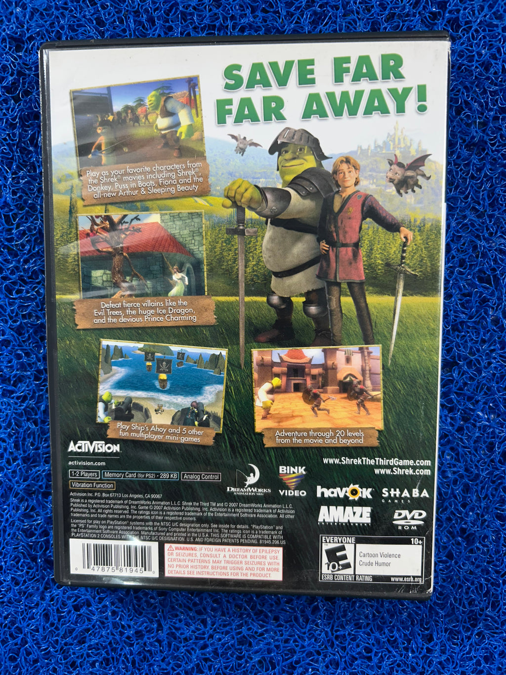 Ps2# Shrek the third (A)