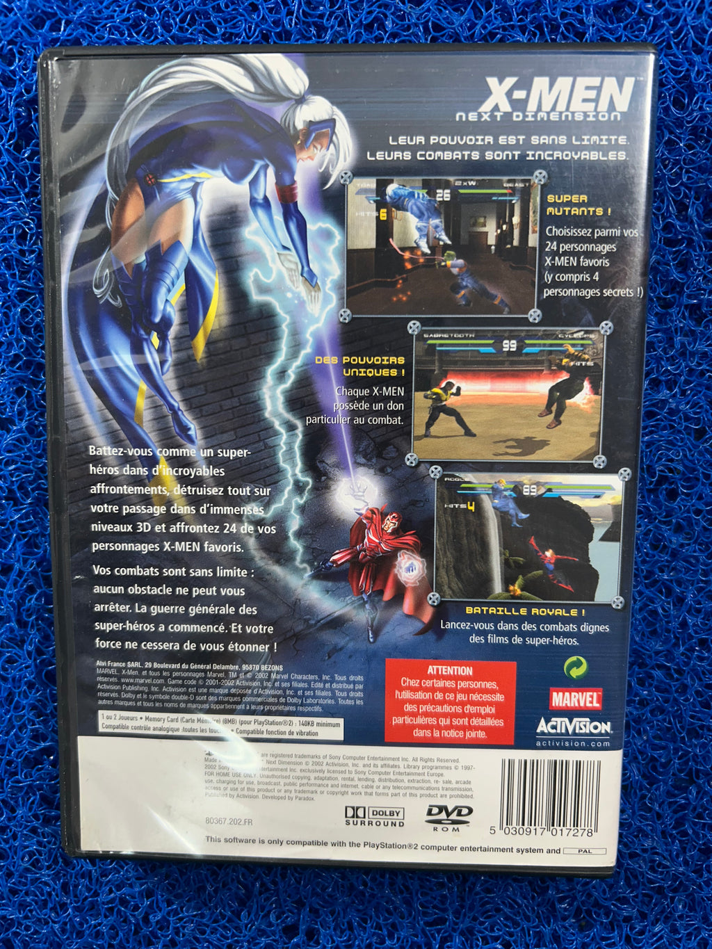 PS2 Xmen next dimension (E)