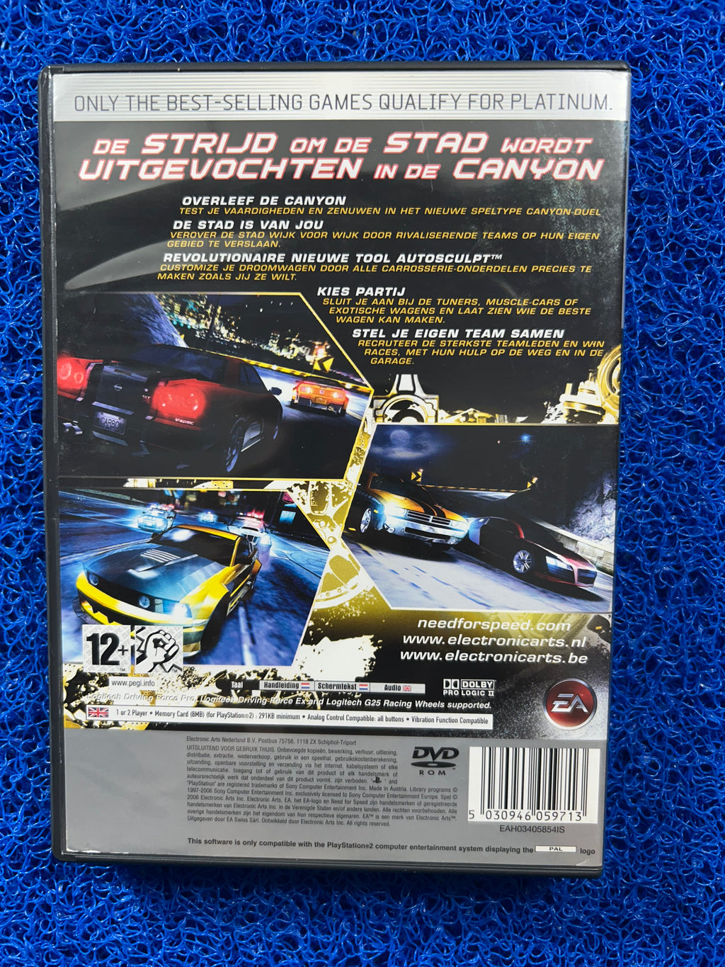 PS2 Need for speed carbon (E)