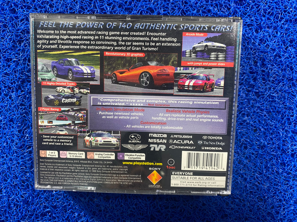 PS1# Gran turismo (A)