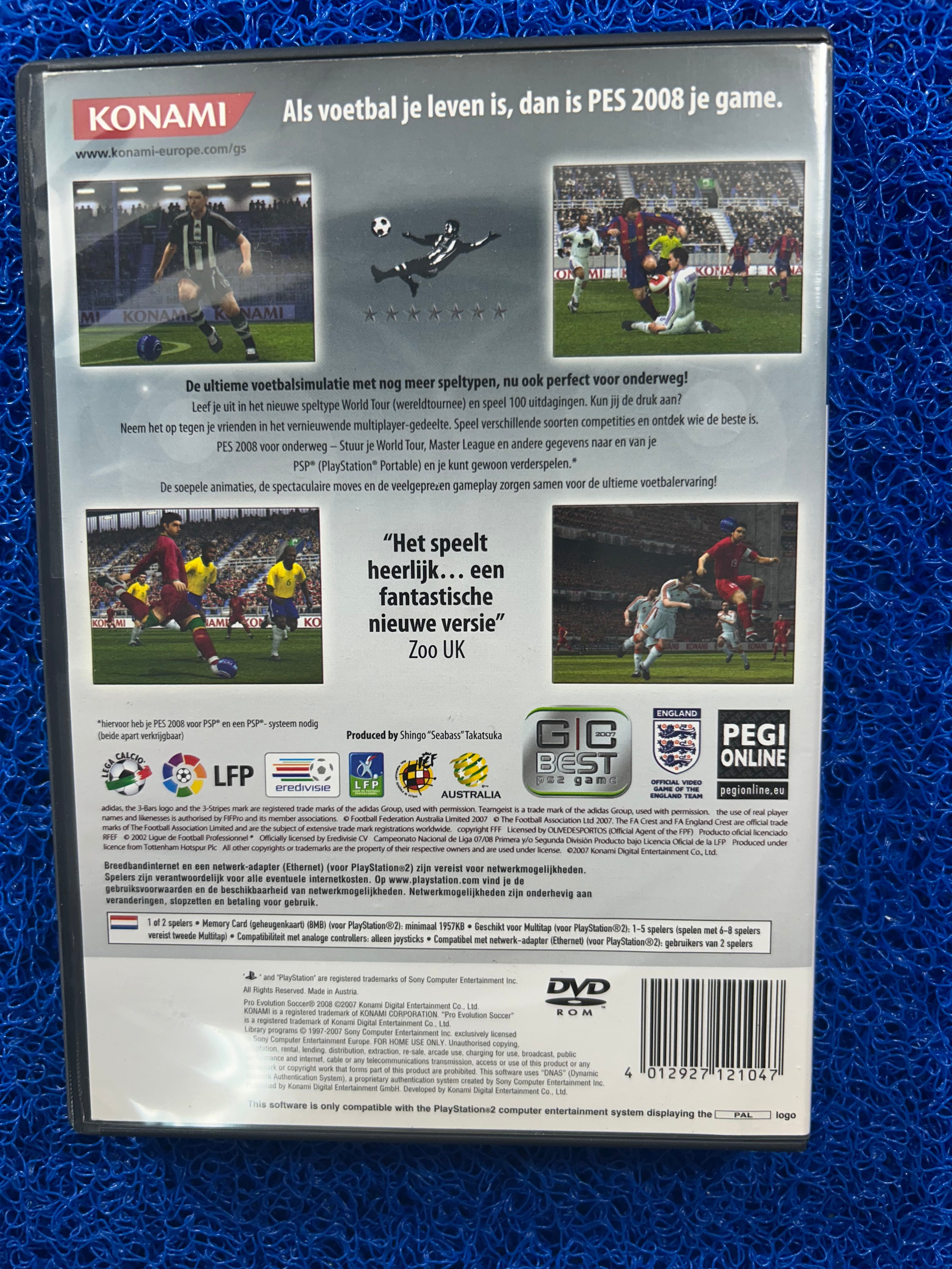 PS2 PES 2008 (E)