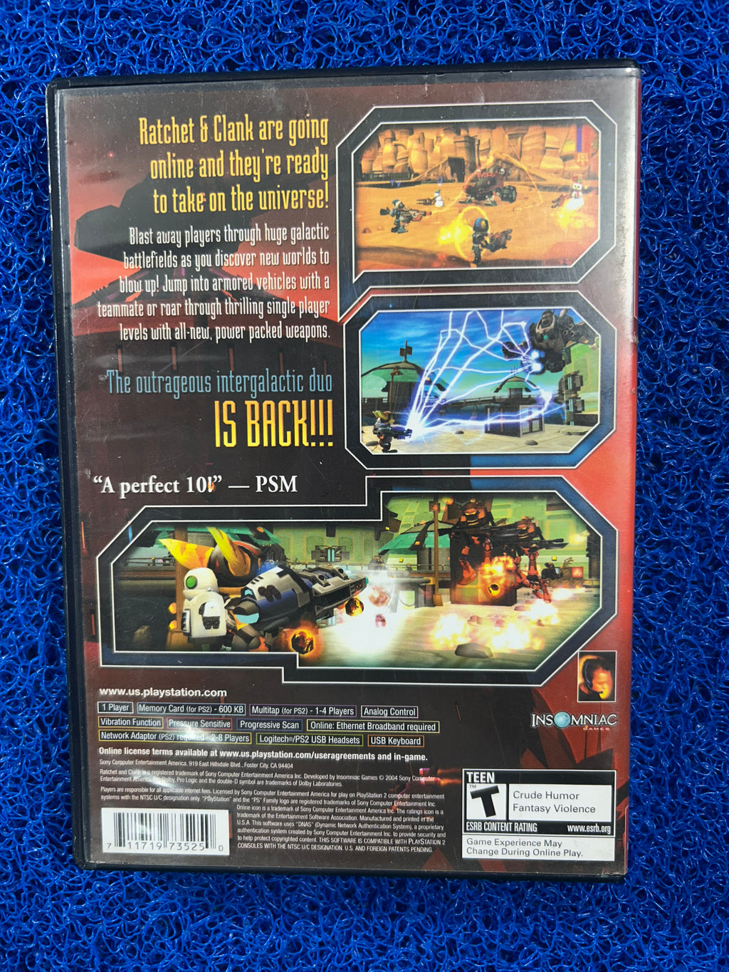 PS2# Ratchet clank up your arsenal (A)