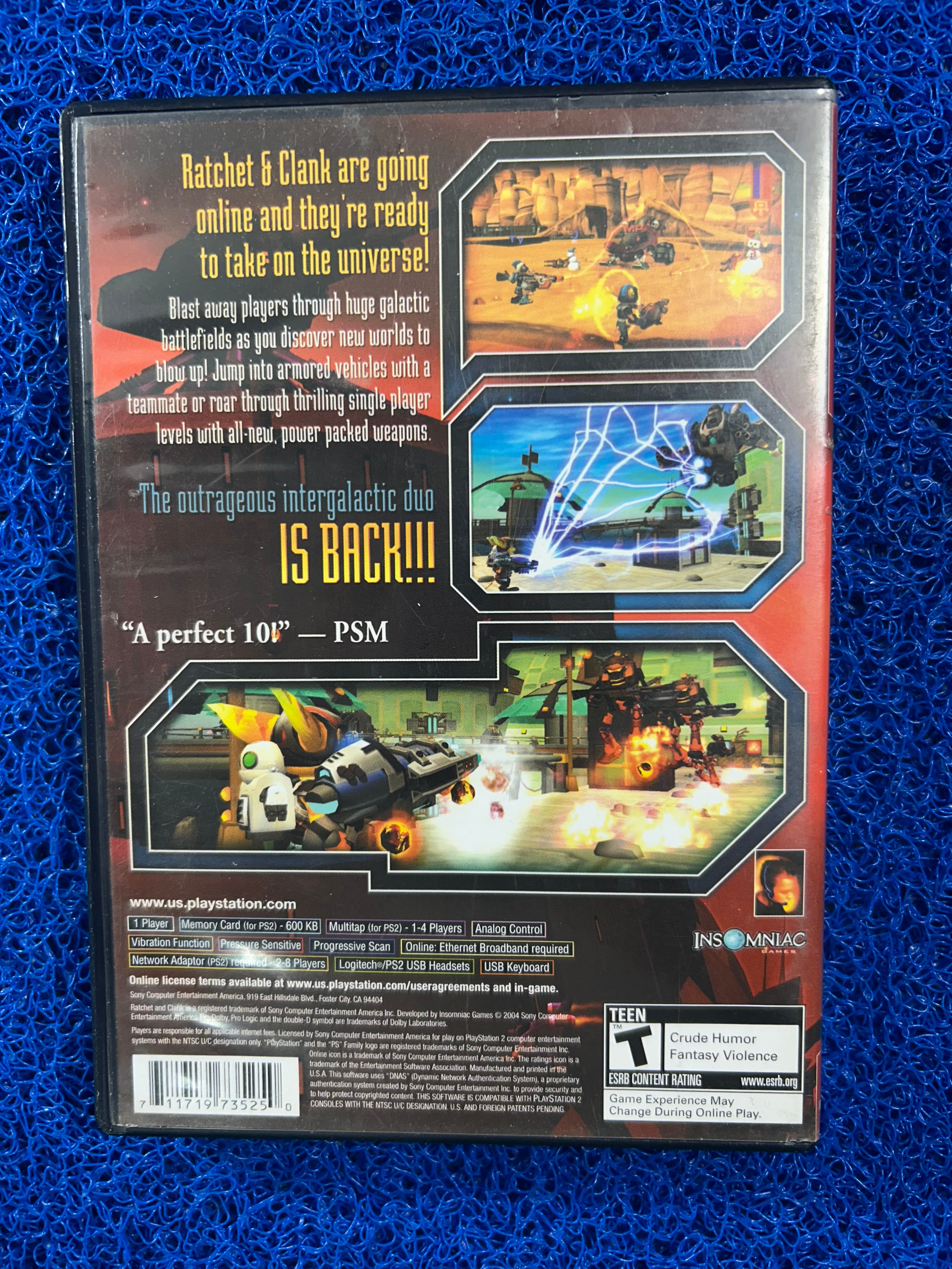 PS2# Ratchet clank up your arsenal (A)