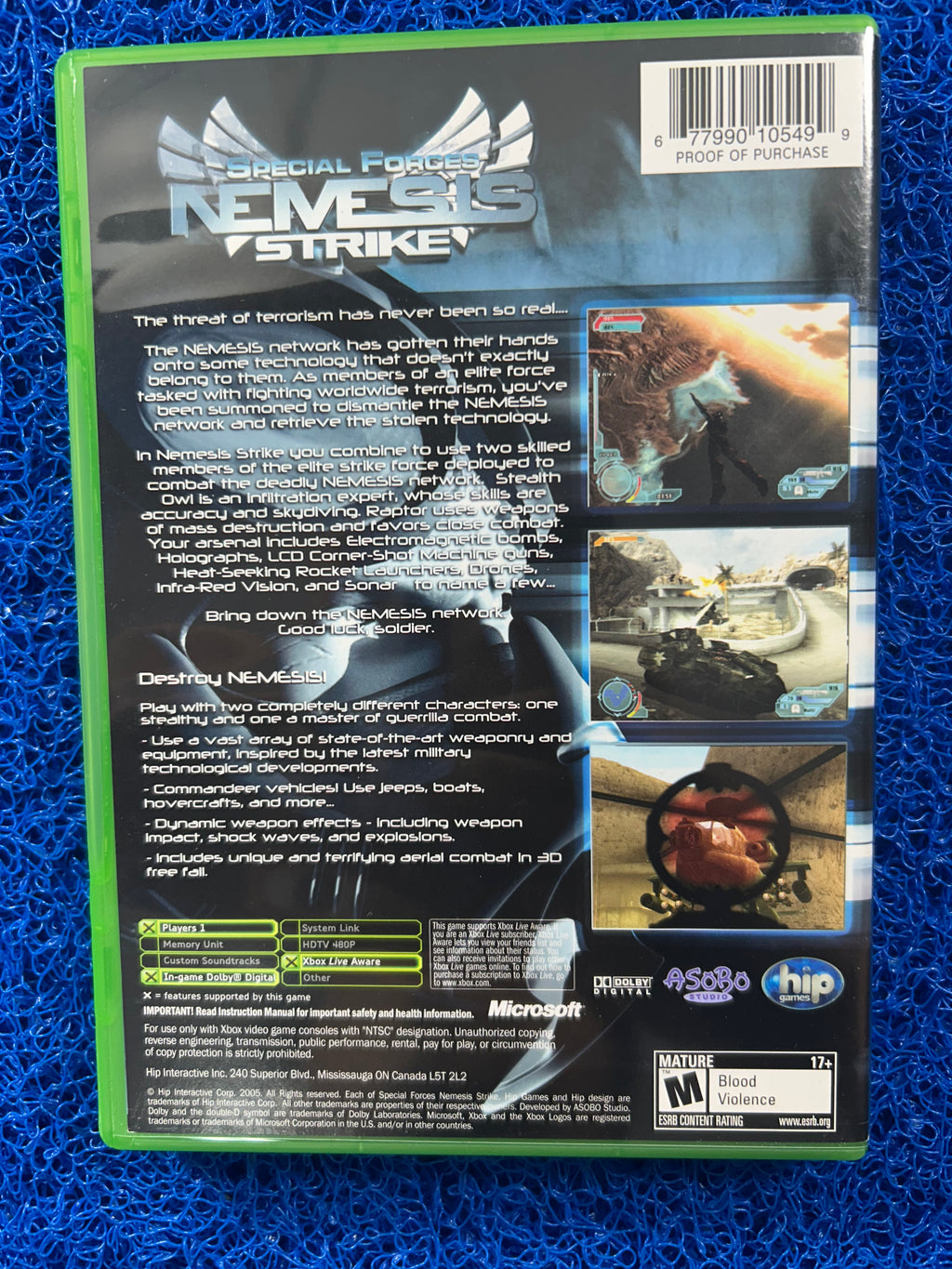 XBOX Special forces nemesis Strike (A)