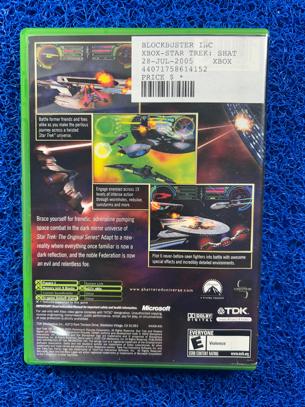 XBOX Star trek (A)