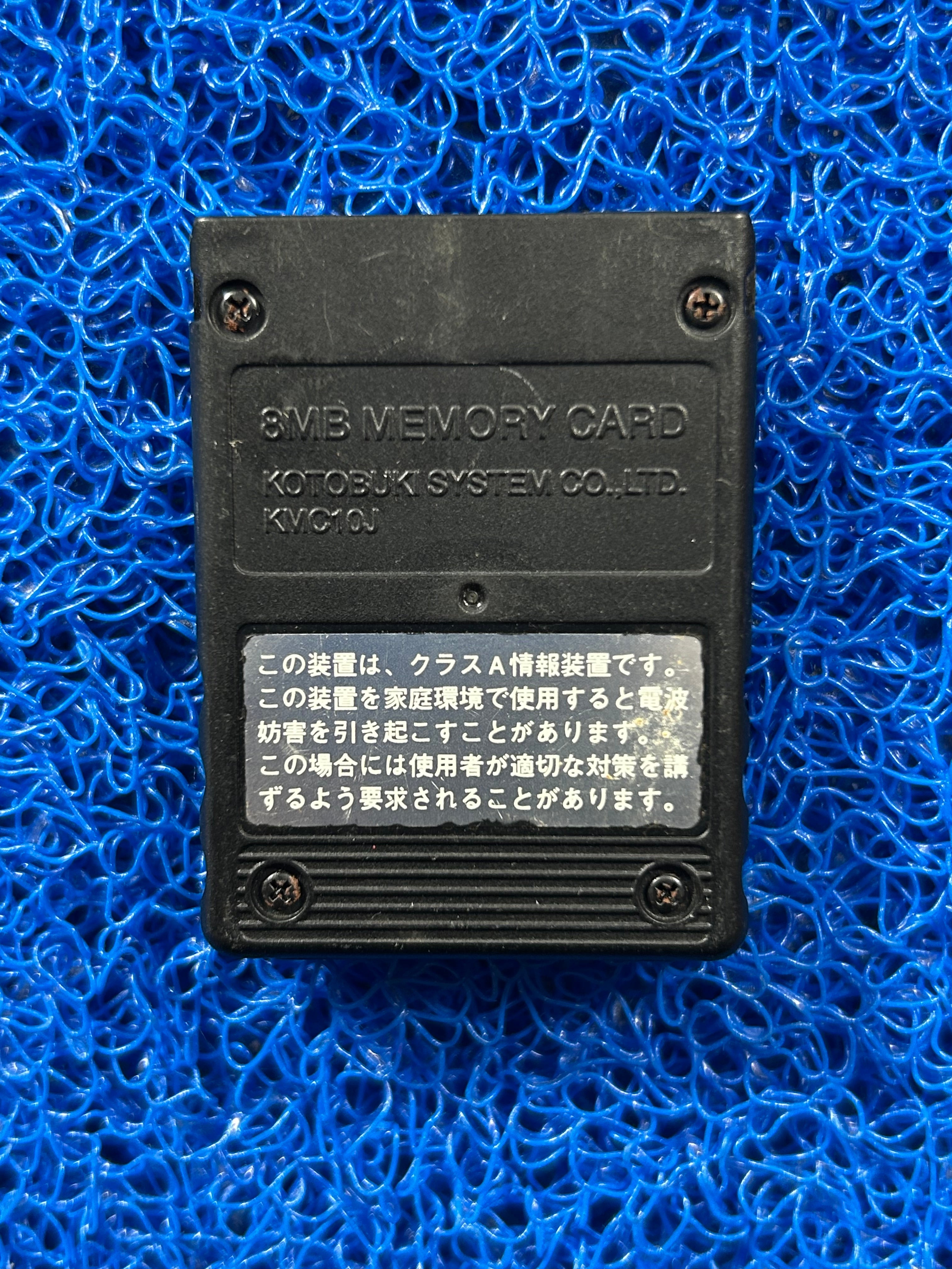 ACESSÓRIOS Memory card de ps2 black kemco (J)