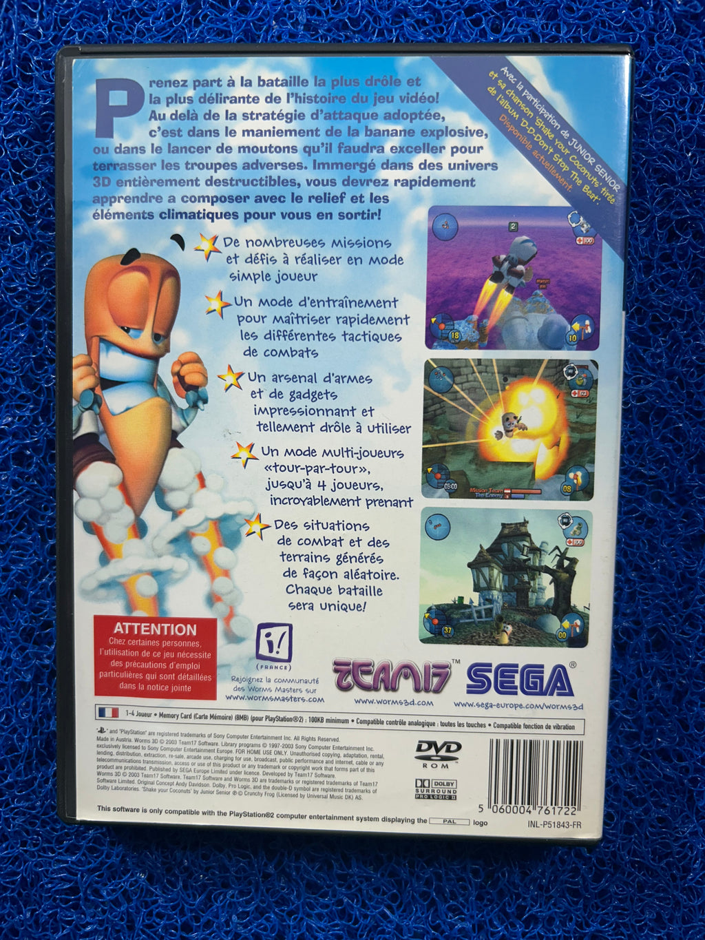 PS2 Worms (E)
