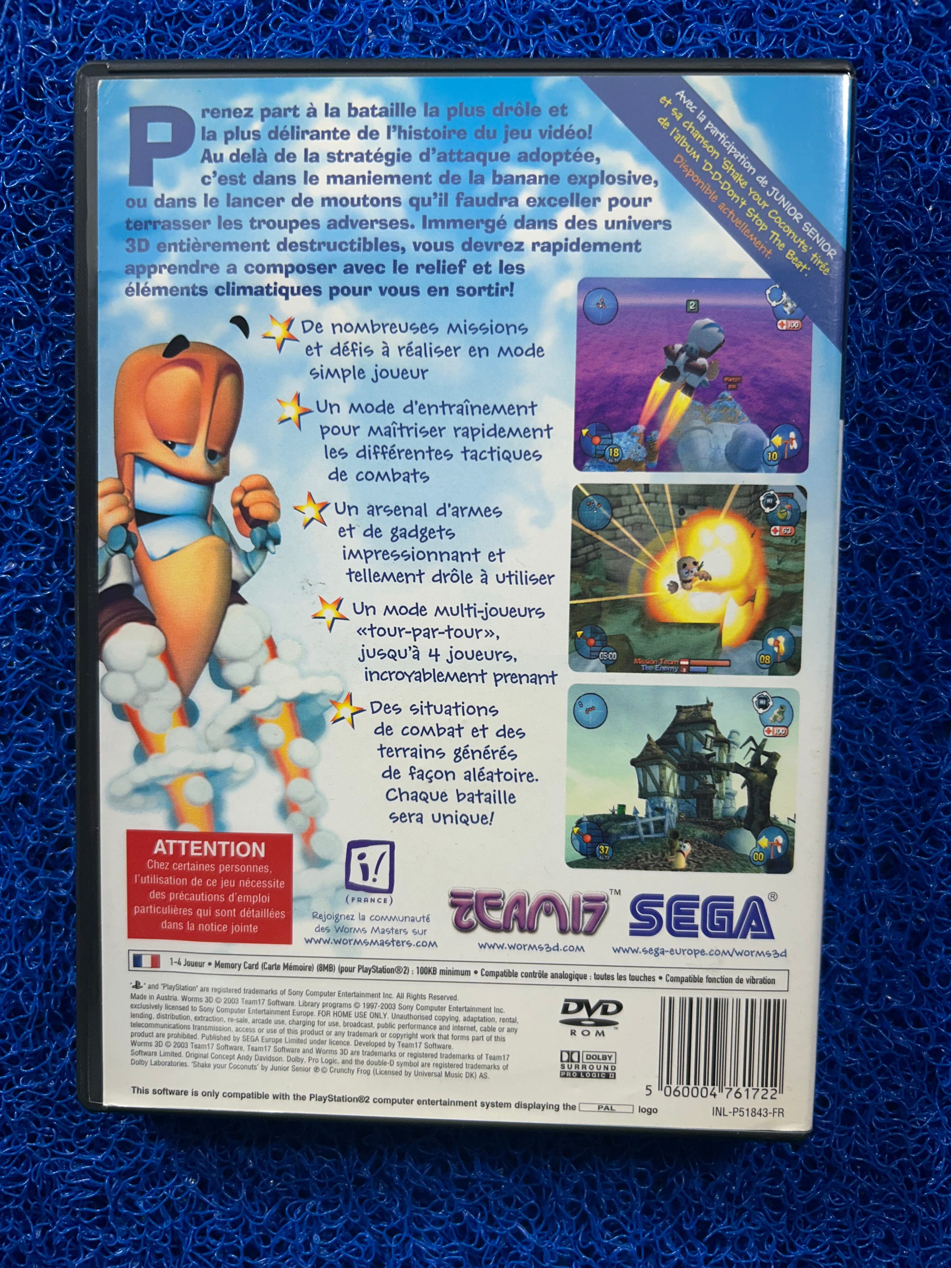 PS2 Worms (E)